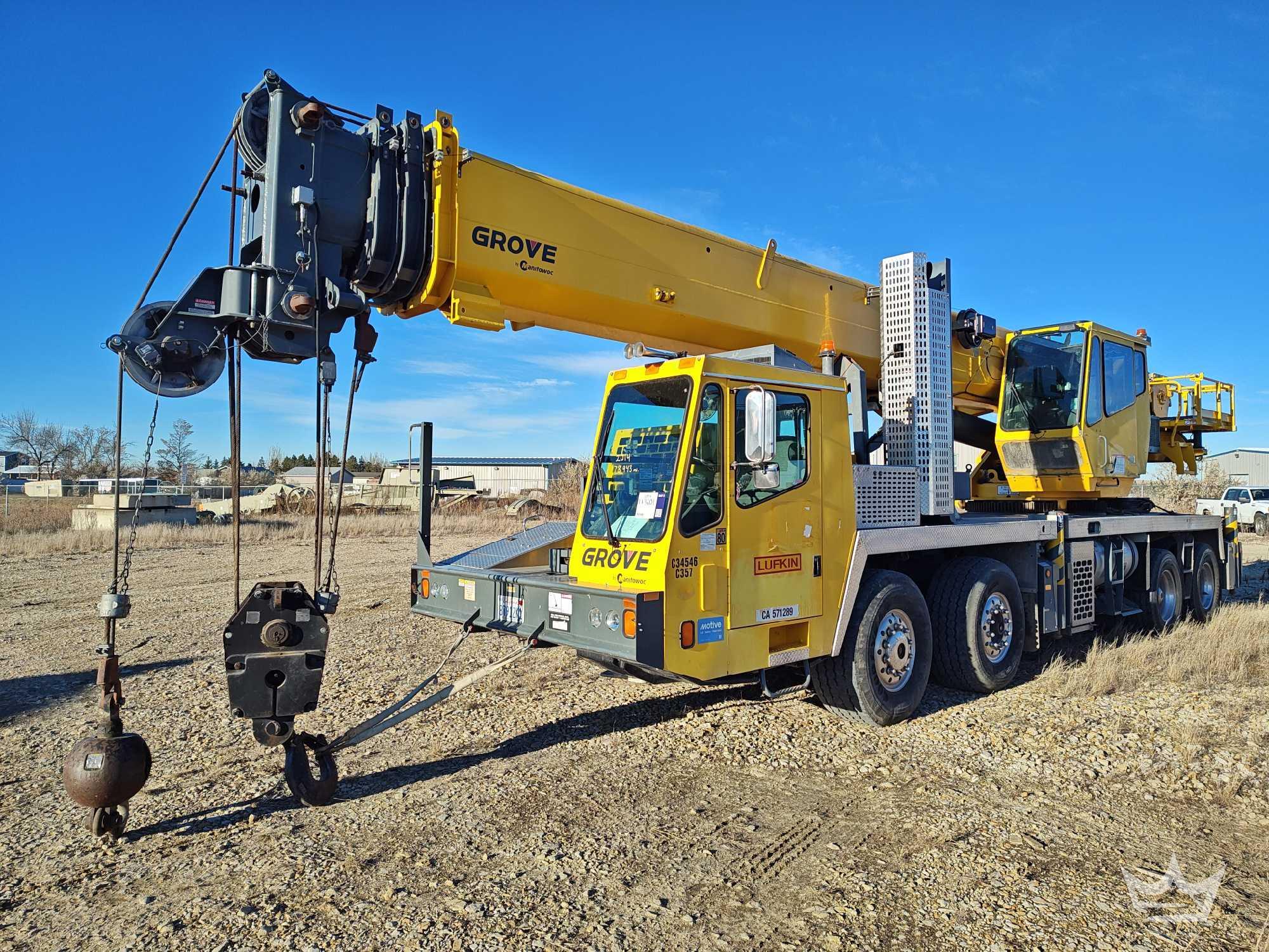 2014 Grove TMS700E 60 Ton Hydraulic Truck Crane