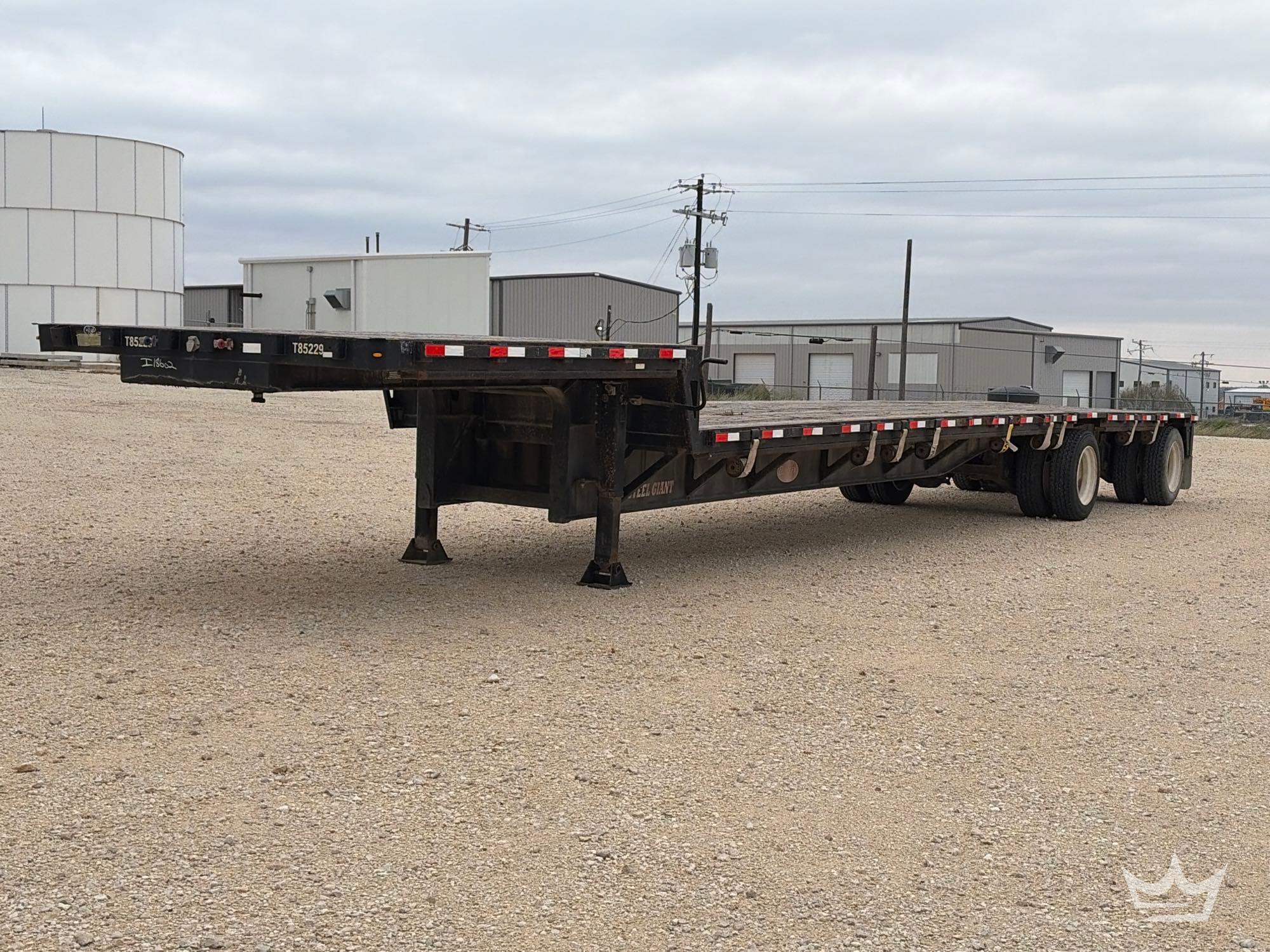 2013 Dorsey Pitts 48ft. 40 Ton T/A Flatbed Equipment Trailer