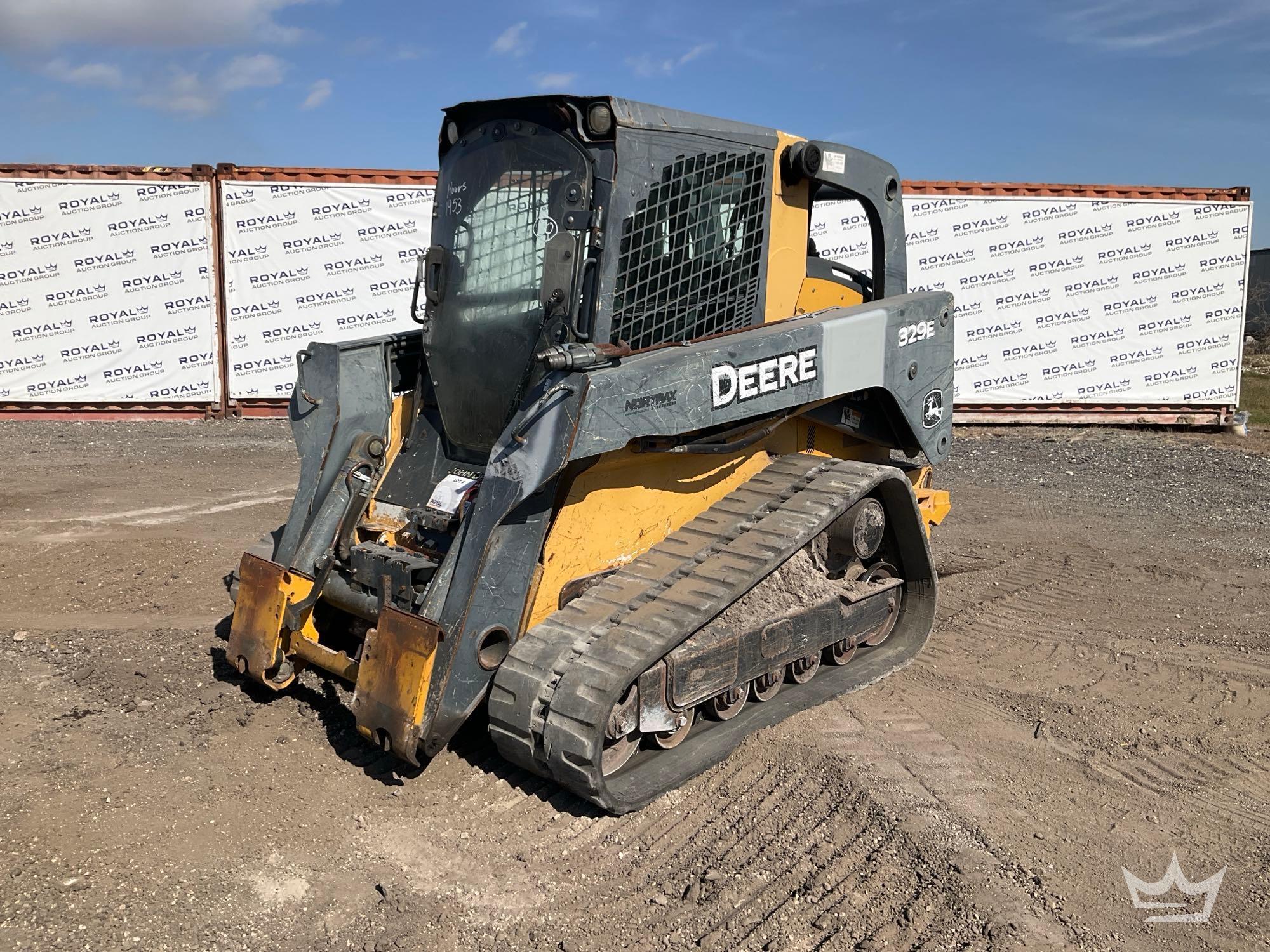 2013 John Deere 329E High Flow Compact Track Loader Skid Steer