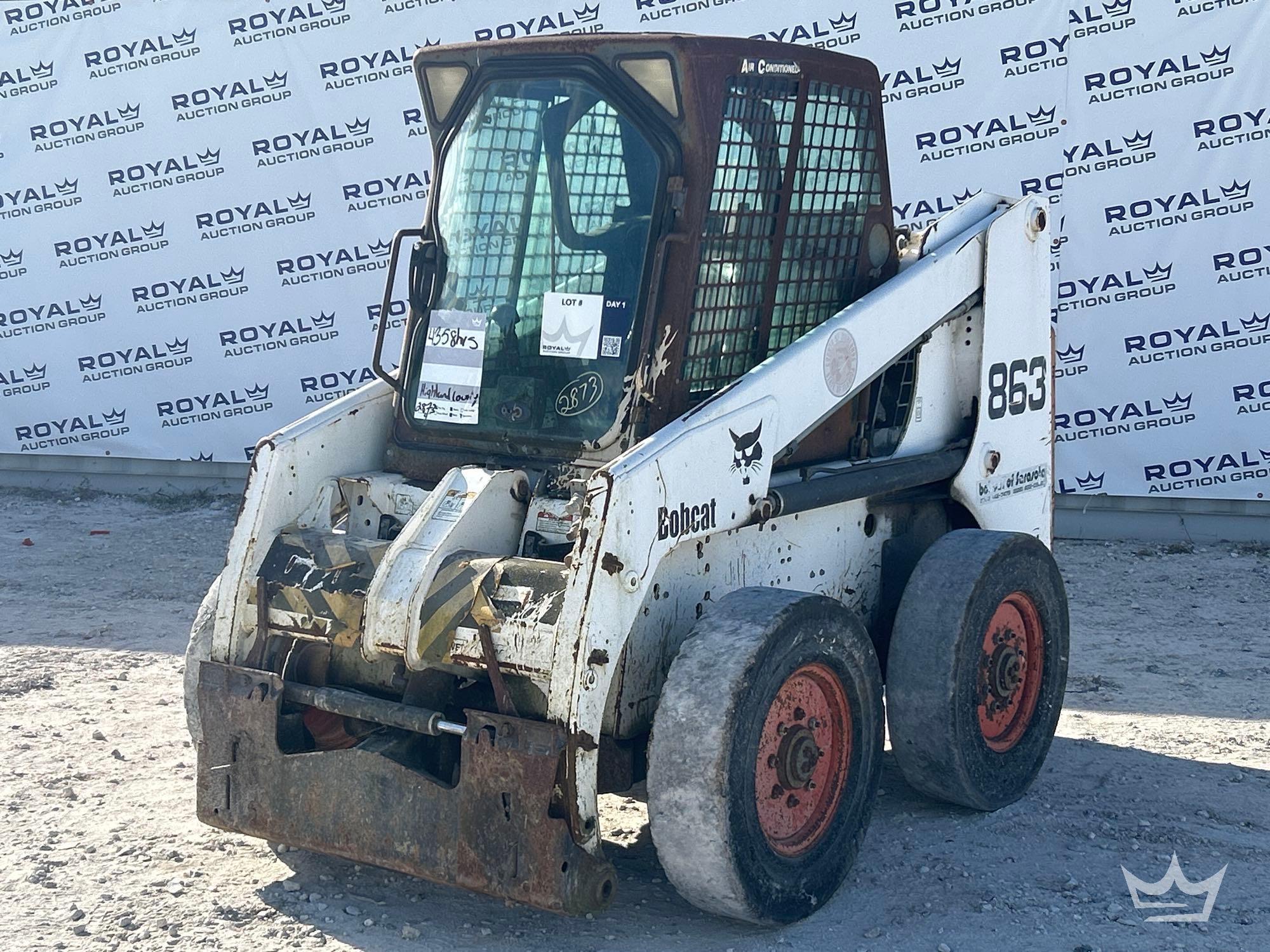 2002 Bobcat 863 High Flow Compact Wheel Loader Skid Steer