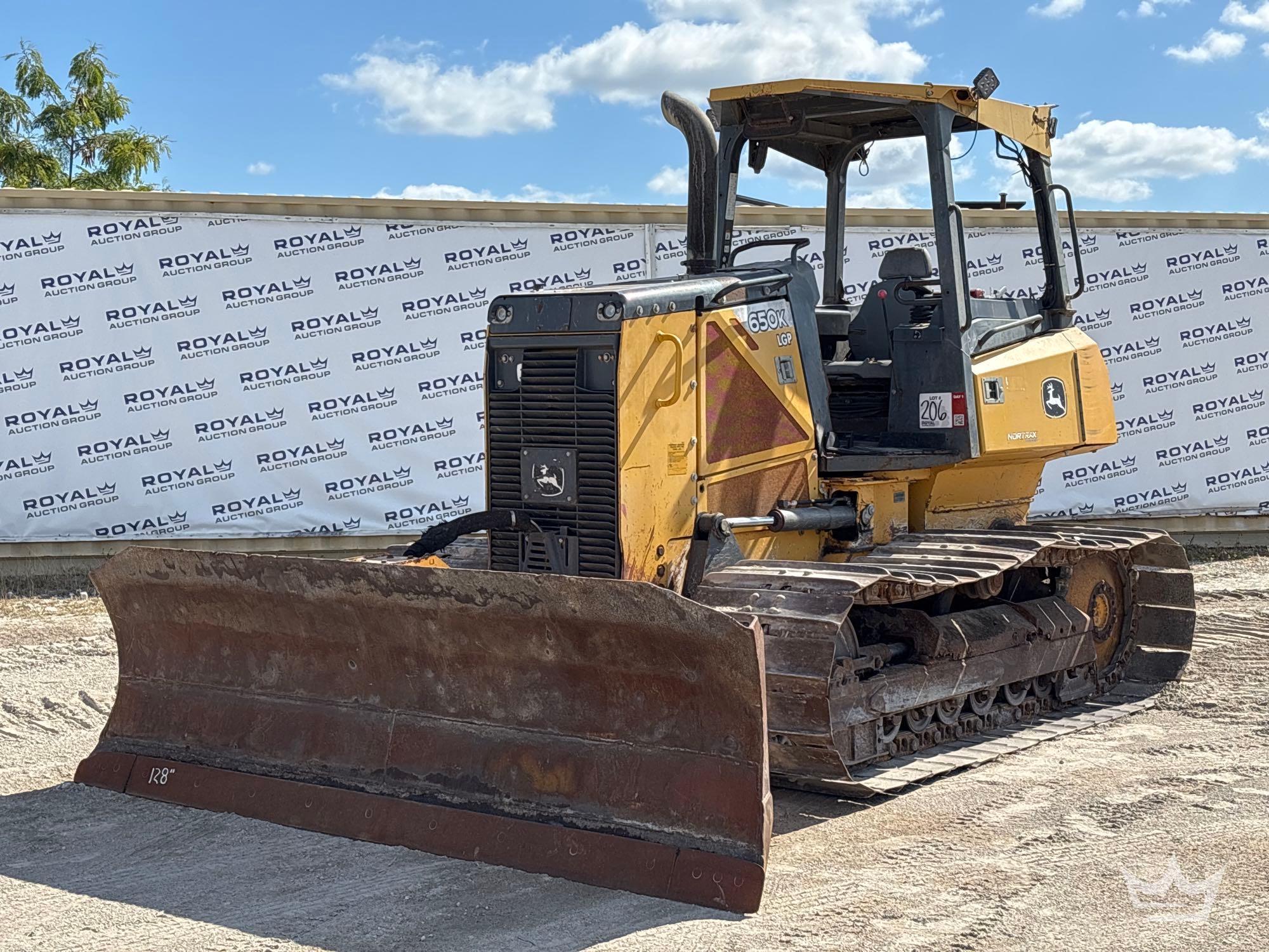 2014 John Deere 650K LGP Crawler Tractor Dozer