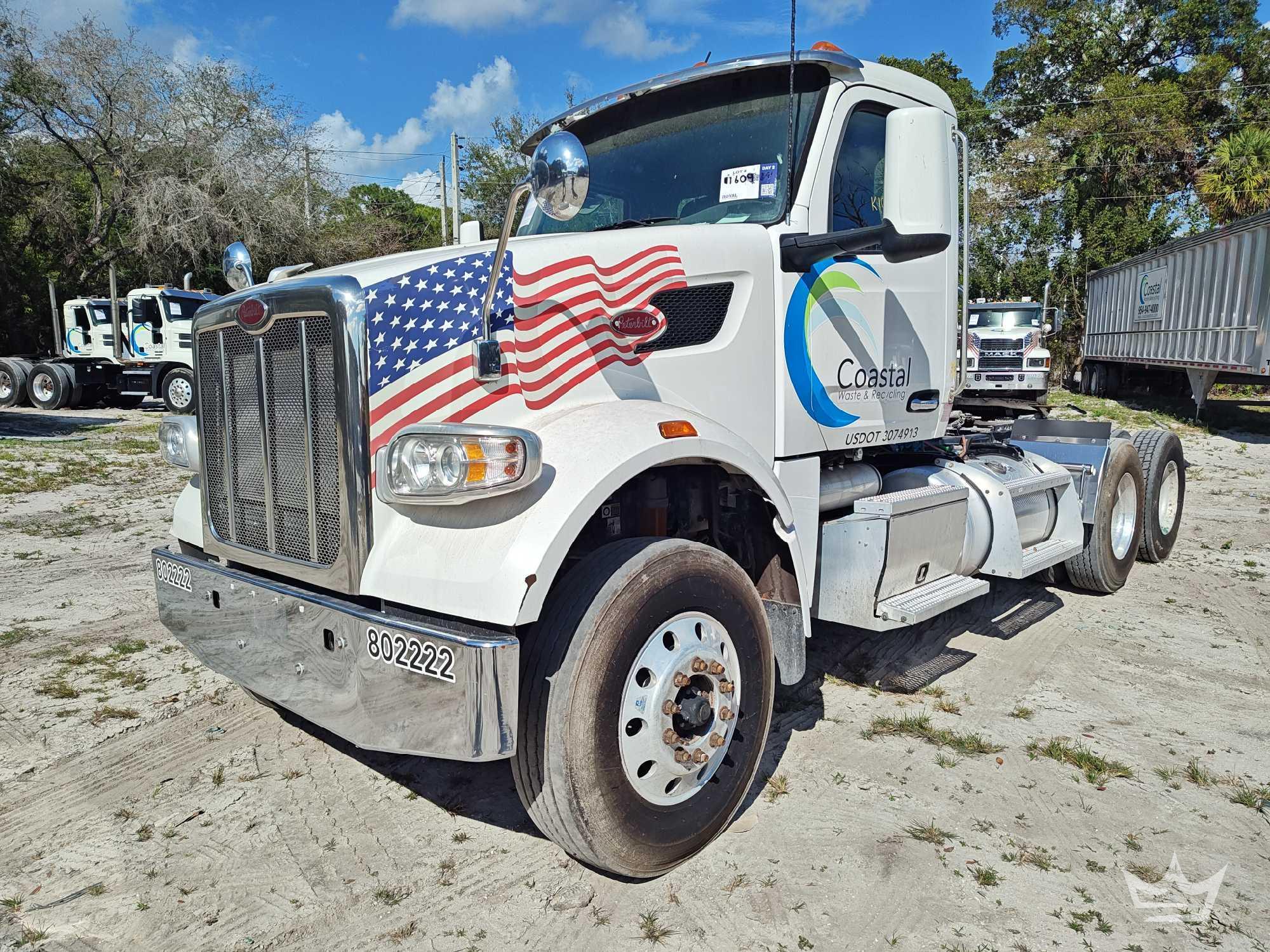 2022 Peterbilt 567 T/A Wet Kit Day Cab Truck Tractor