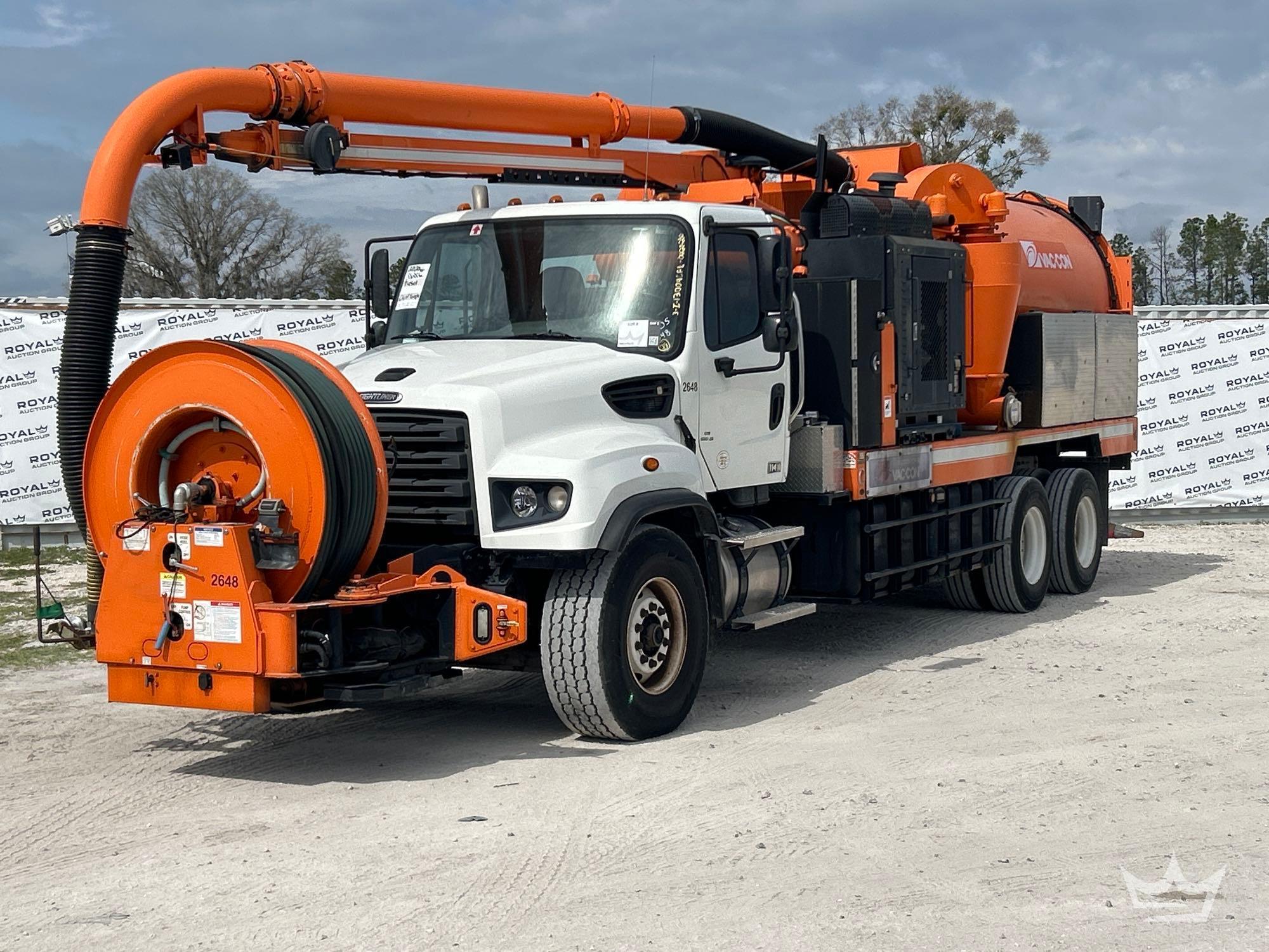 2019 Freightliner 114SD T/A VacCon VPD3611 Combination Sewer Jetter Vacuum Truck