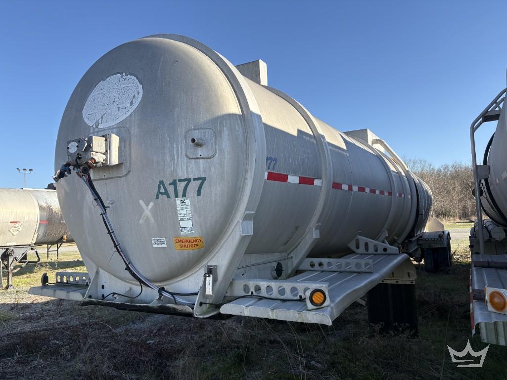 2006 Stephens Aluminum 407 T/A Chemical Tanker Trailer