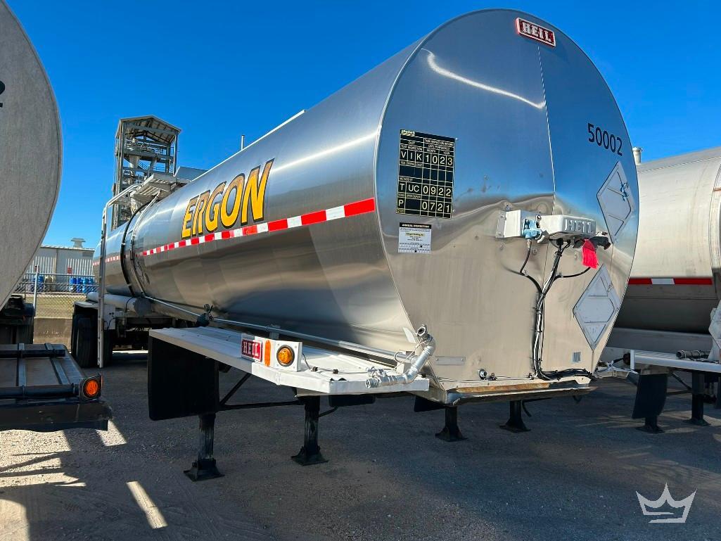 1989 Heil MC 307 Insulated 6,500 Gallon T/A Chemical Tanker Trailer