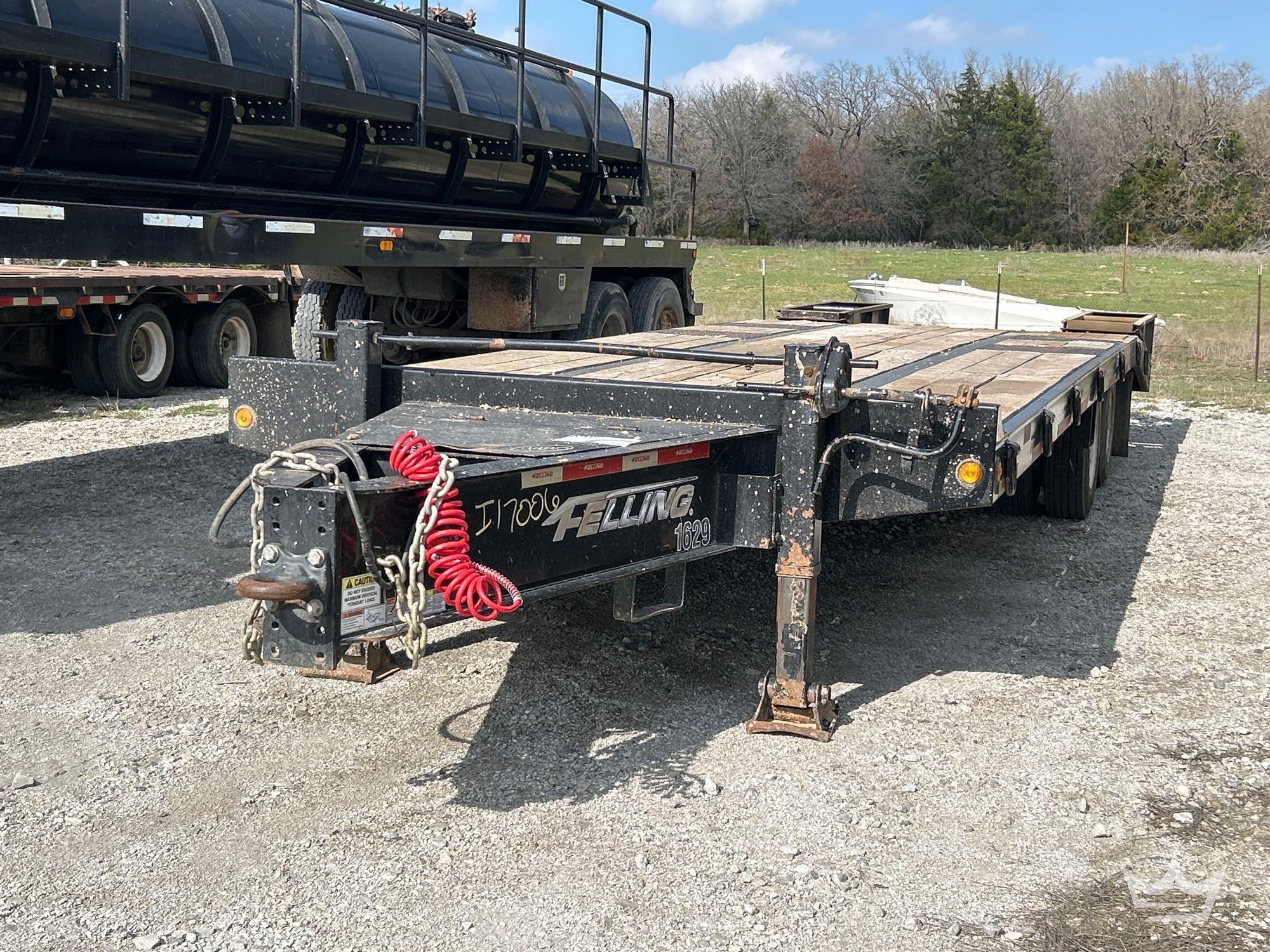 2021 Felling FT-45-2LP 29ft. 26 Ton Tag Trailer
