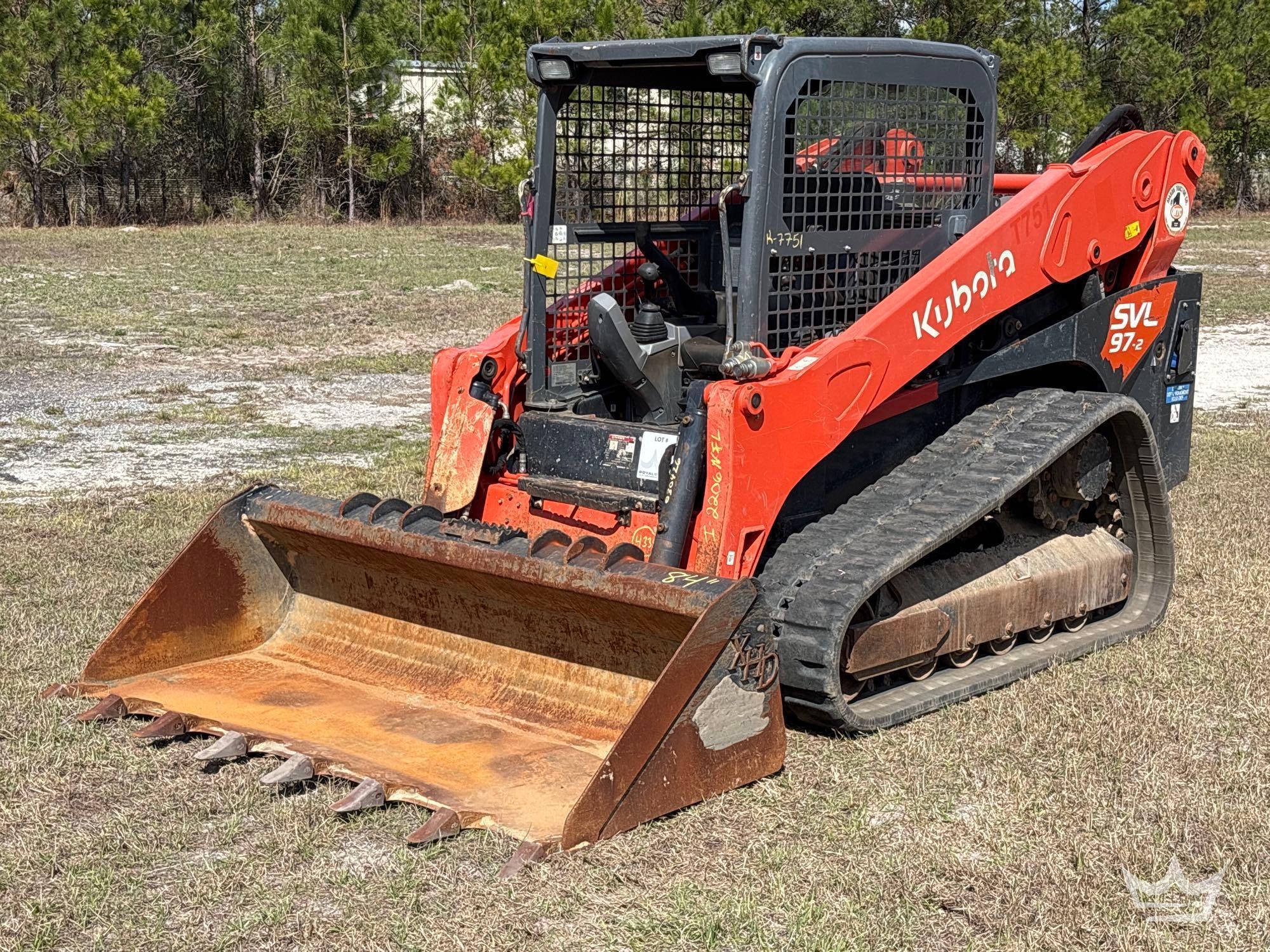 2022 Kubota SVL97-2 Compact Track Loader Skid Steer