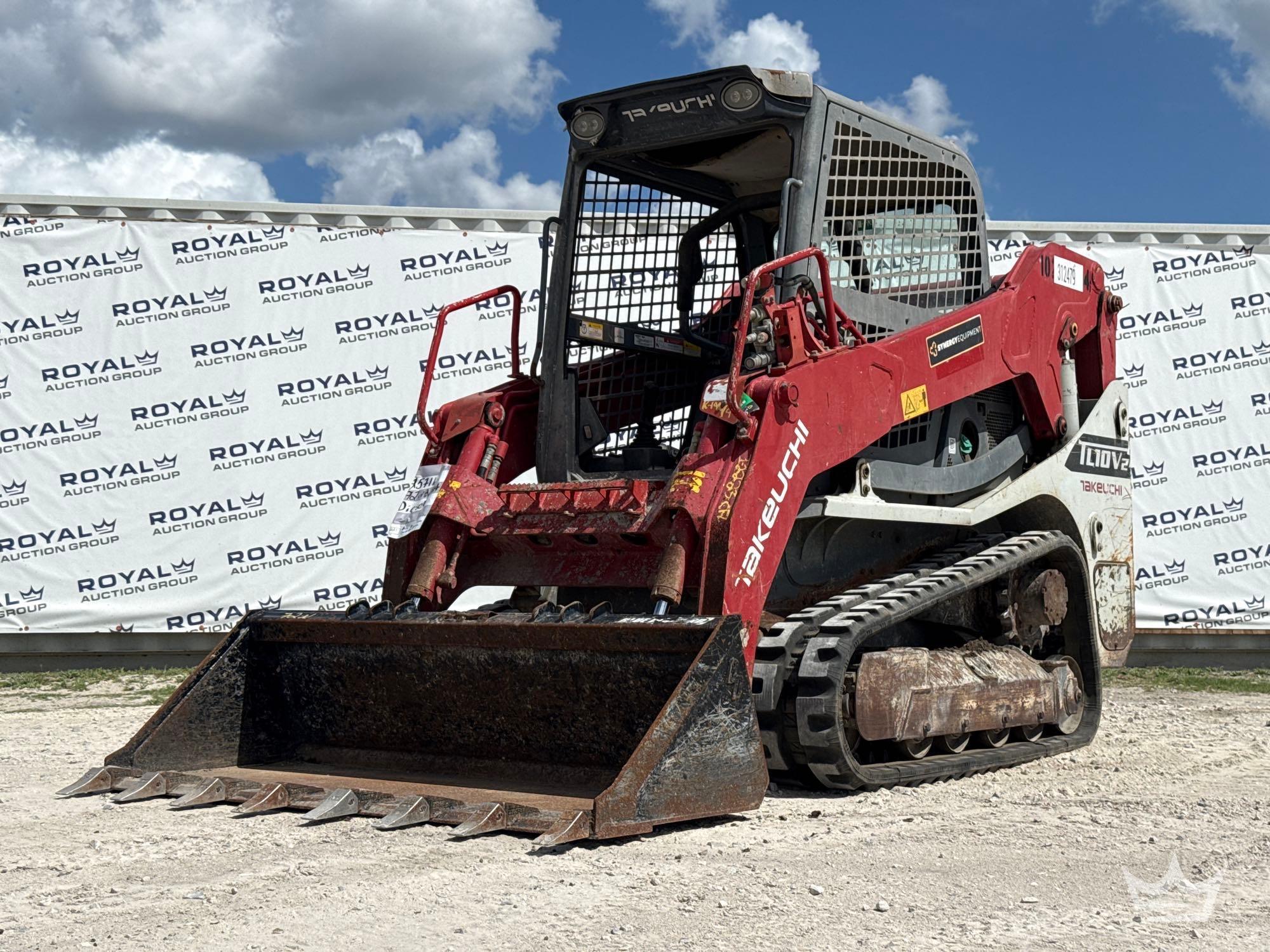 2018 Takeuchi TL10V2 High Flow Compact Track Loader Skid Steer