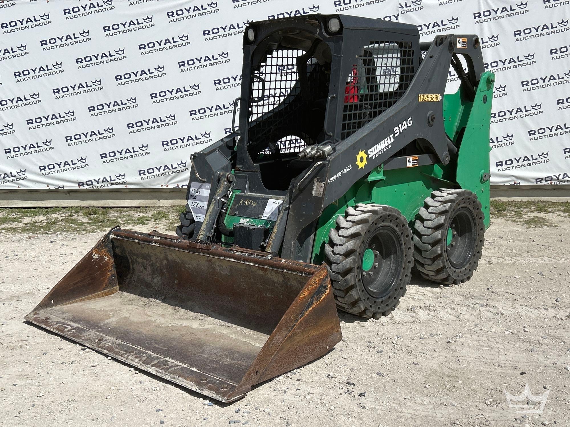 2019 John Deere 314G Compact Wheel Loader Skid Steer