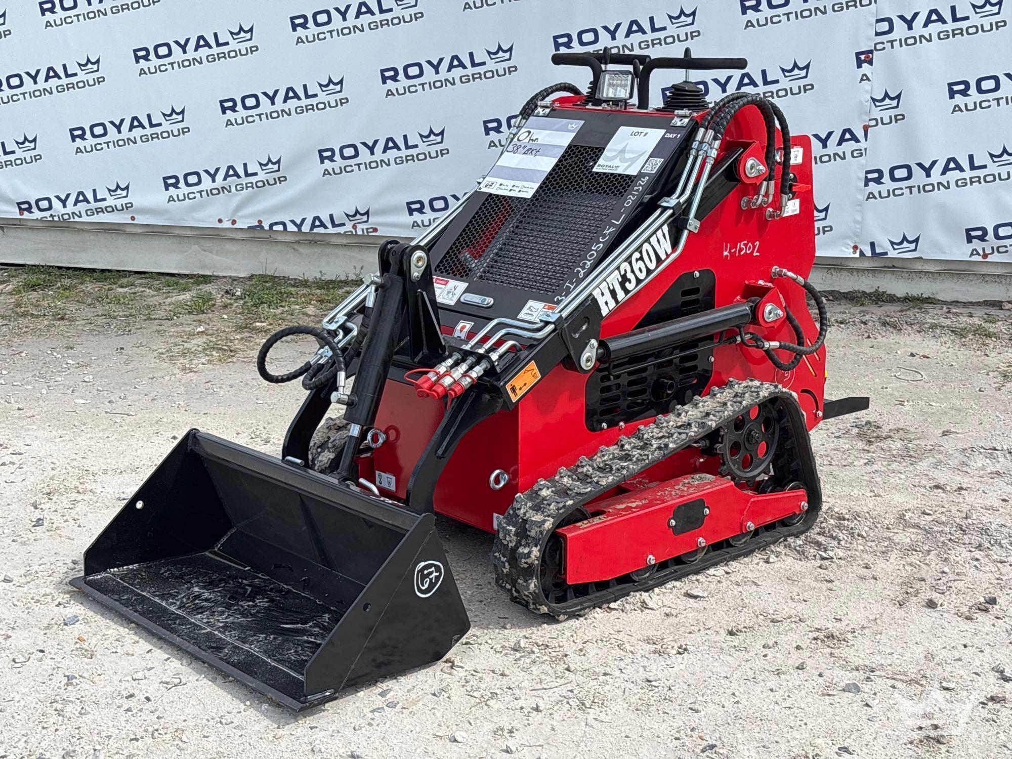 2025 HT360W Mini Walk-Behind Track Loader Skid Steer