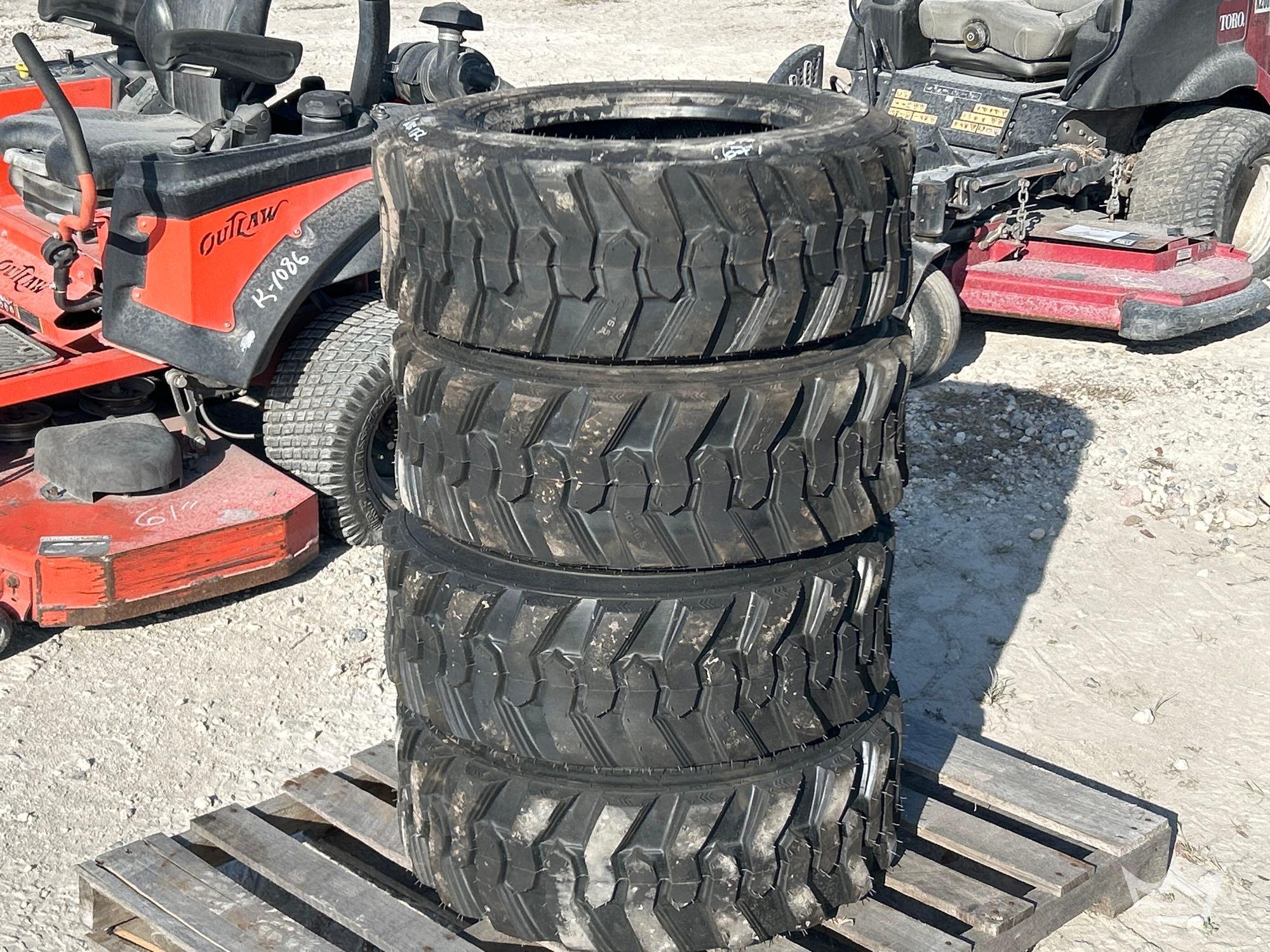 Set of 4 ForeRunner 10-16.5N.H.S. Skid Steer Tires