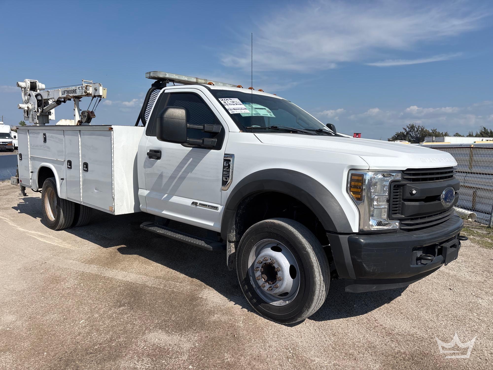 2019 Ford F-450 Liftmoore 1032 3,200lb. Crane Service Truck