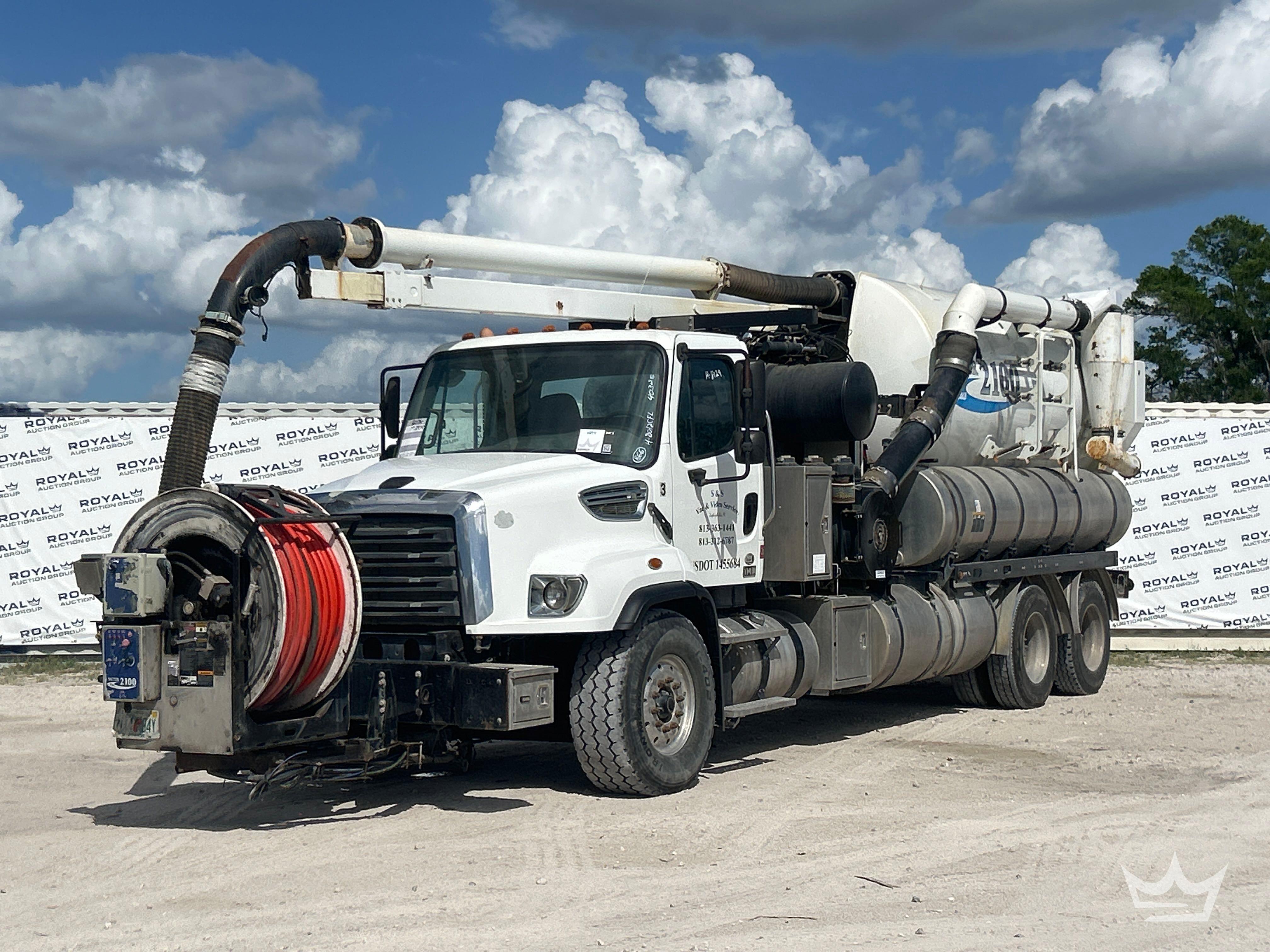 2017 Freightliner 114SD T/A Vactor 2100 Plus Combination Sewer Jetter Vacuum Truck