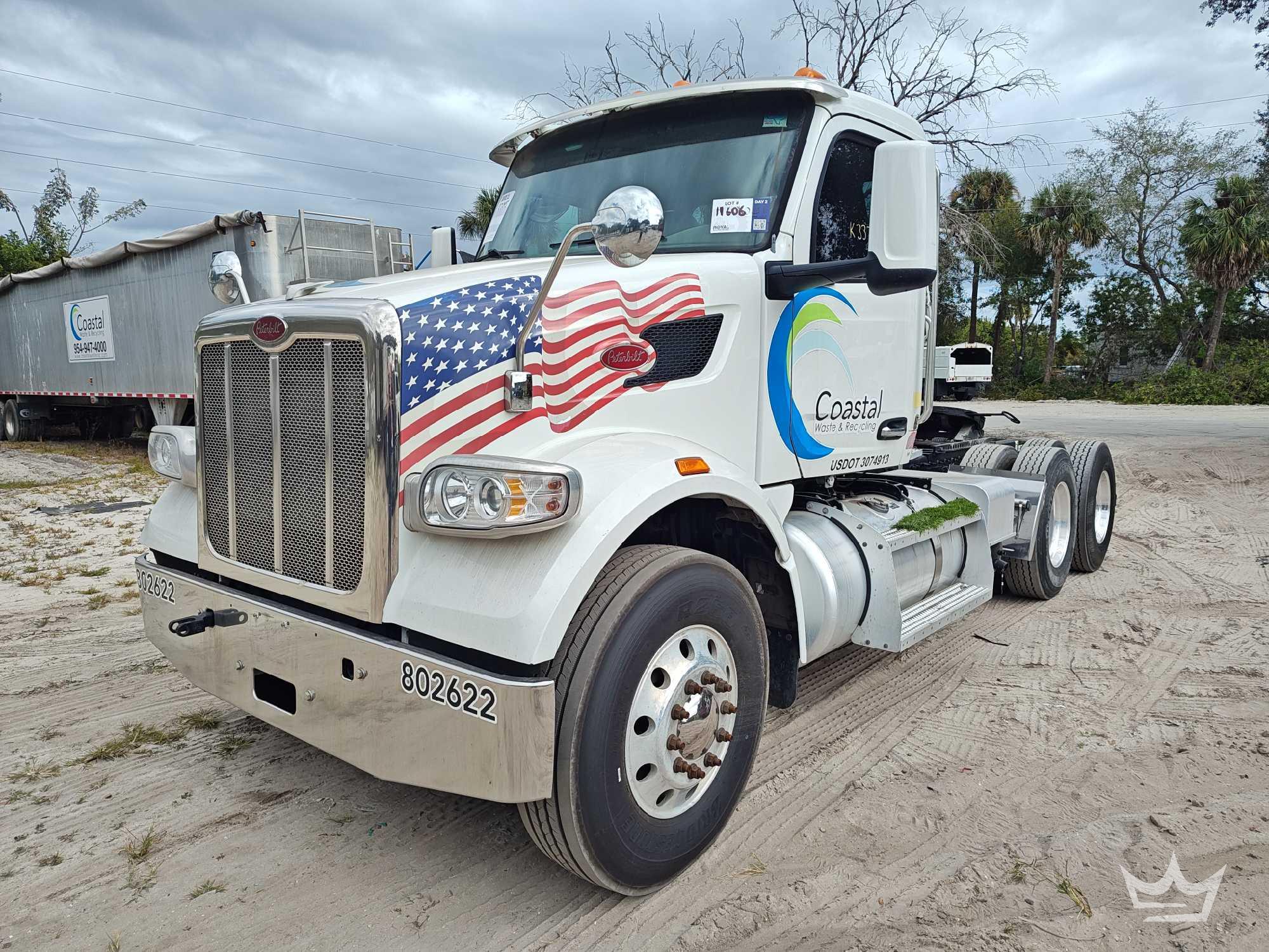 2022 Peterbilt 567 T/A Wet Kit Day Cab Truck Tractor