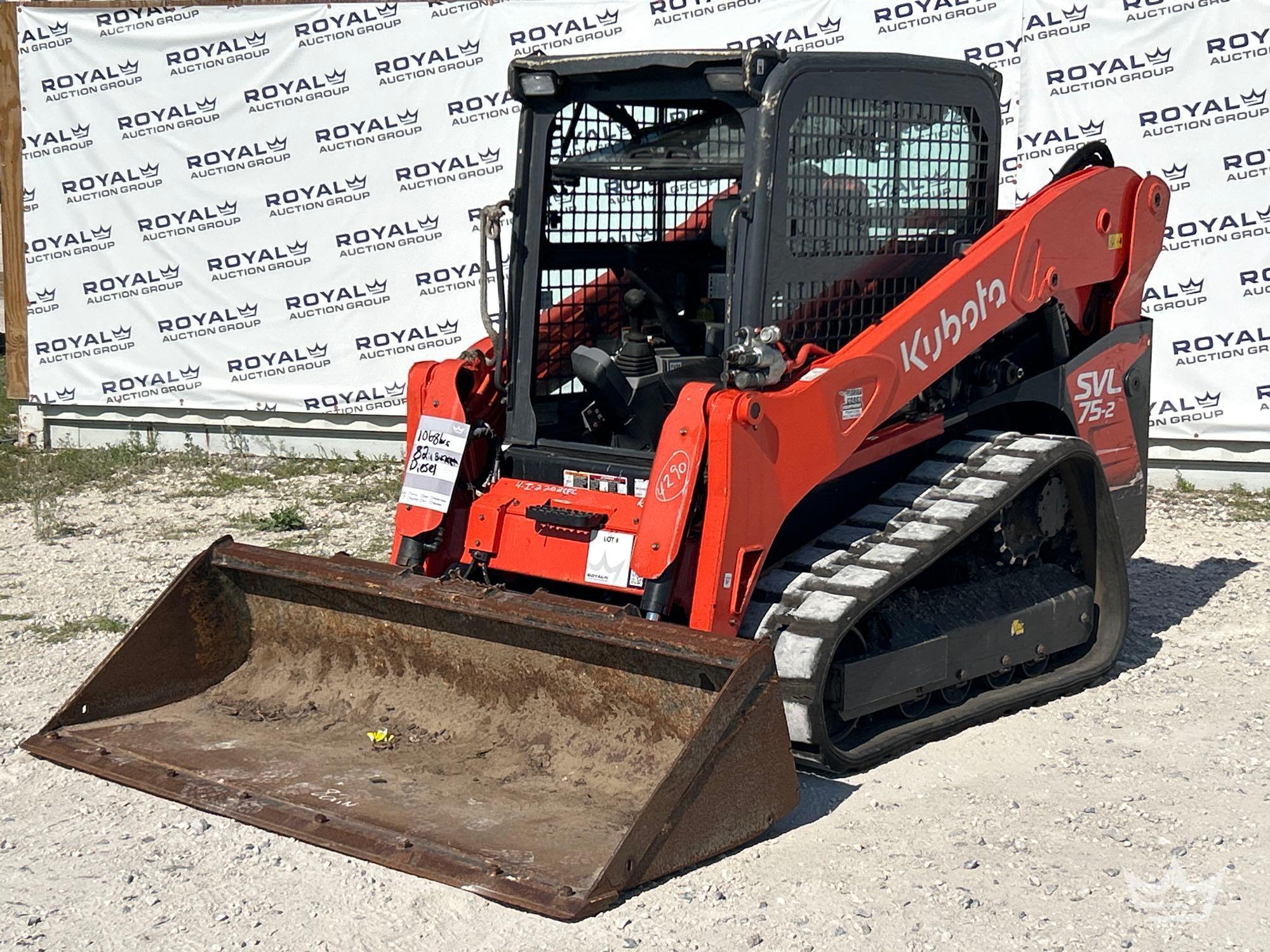 2022 Kubota SVL75-2 High Flow Compact Track Loader Skid Steer