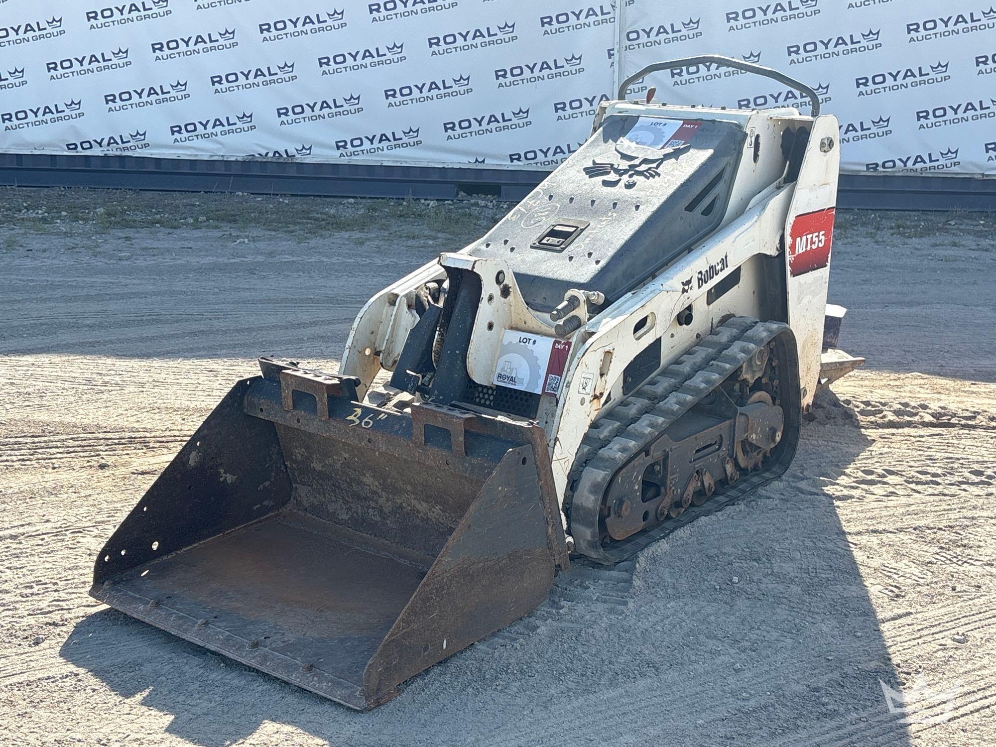 2018 Bobcat MT55 Ride Behind Track Loader Skid Steer