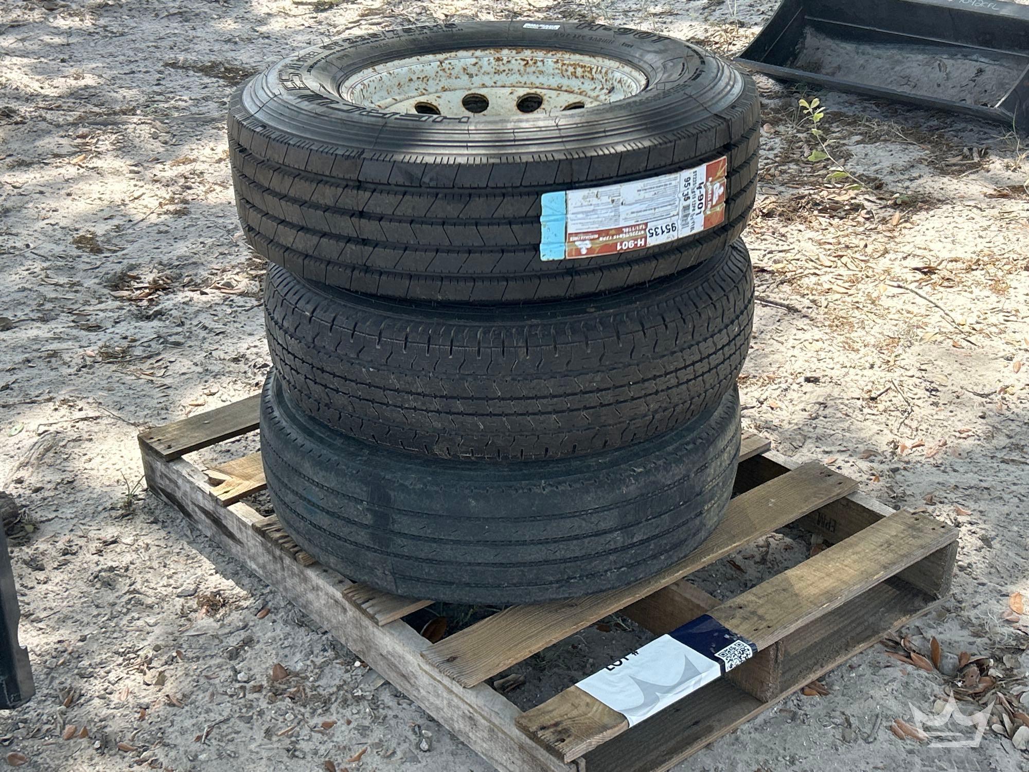 Set of 3 Trailer Tires