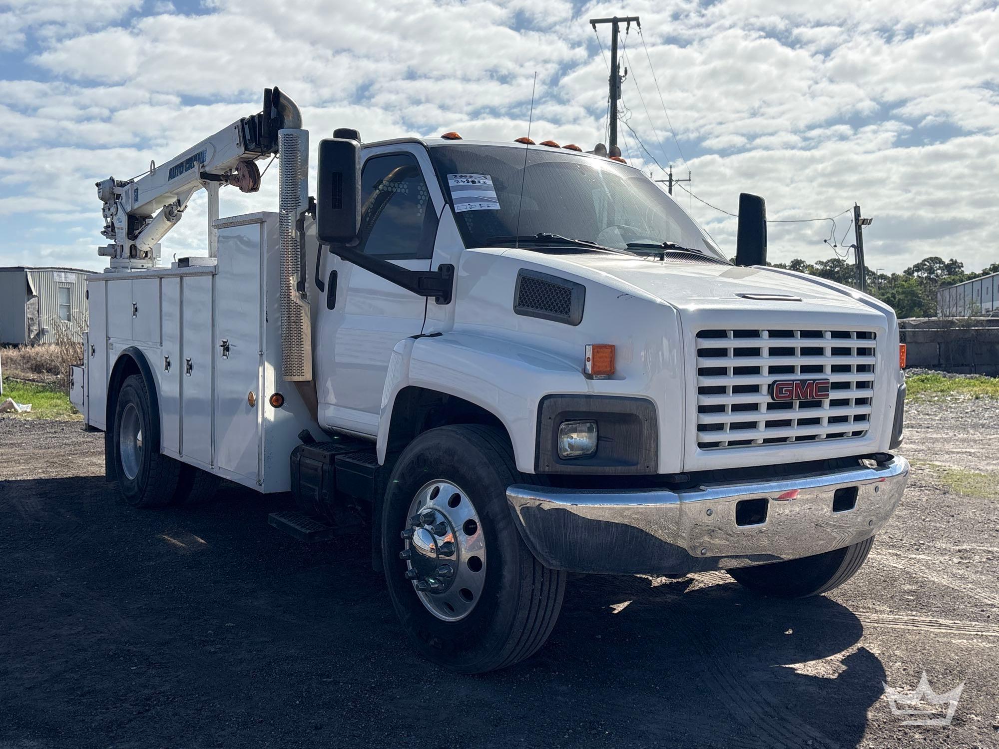 2007 Chevrolet C7500 Auto Crane 8406H 8,400 lb. Crane Mechanics Truck