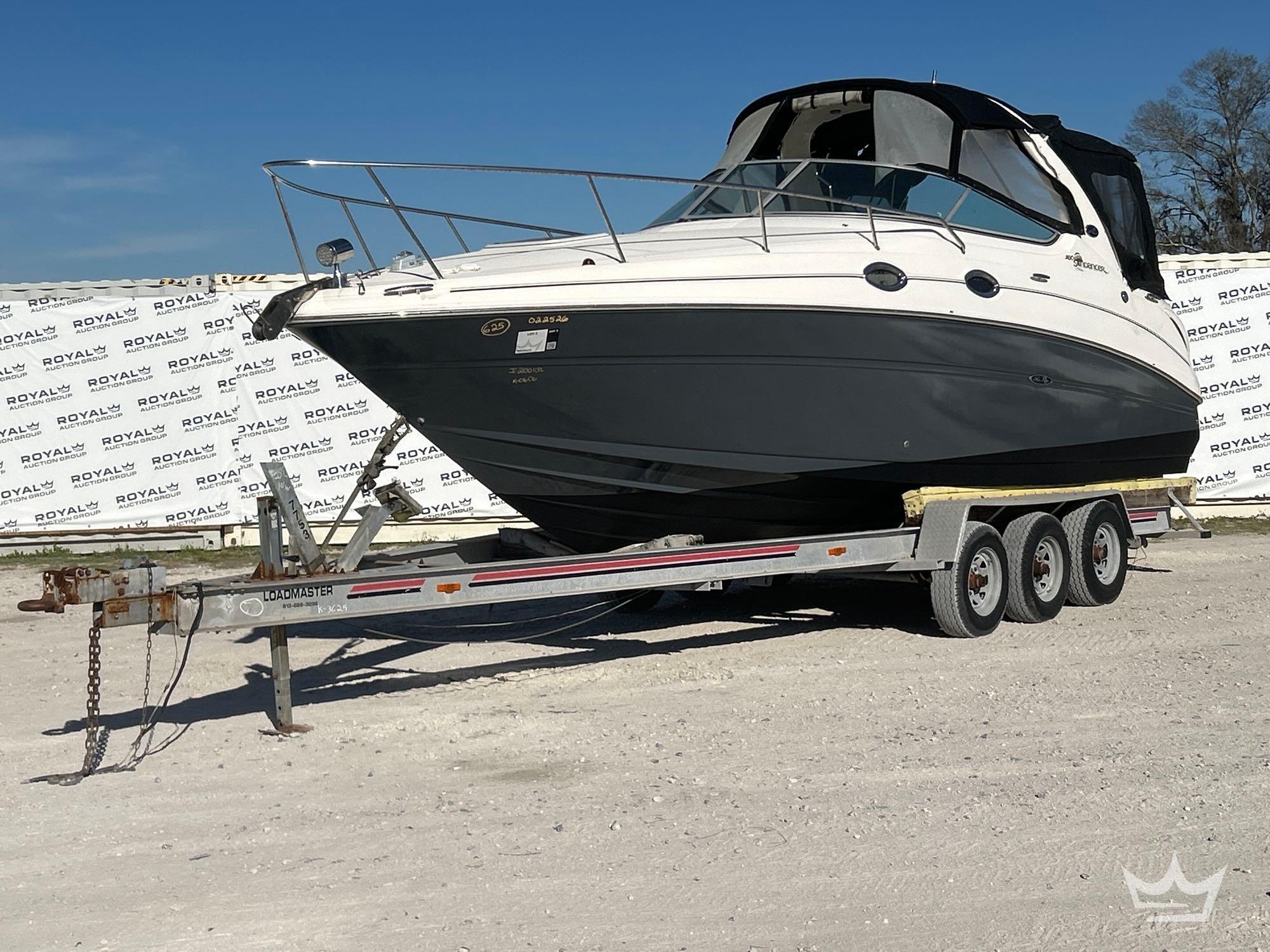 2006 Sea Ray Sundancer 31ft Boat w/ Loadmaster 28ft Tri-Axle Boat Trailer