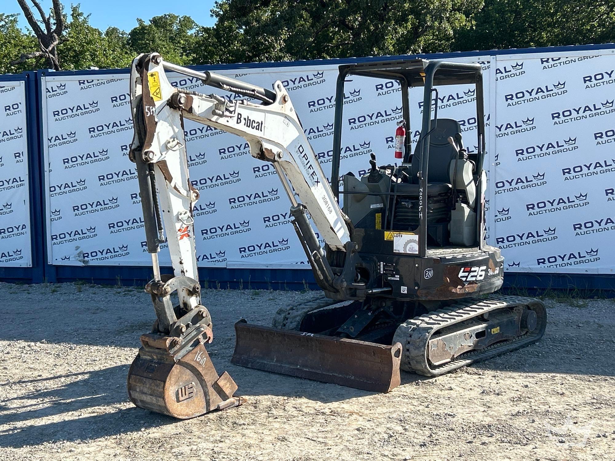 2021 Bobcat E26 Mini Excavator