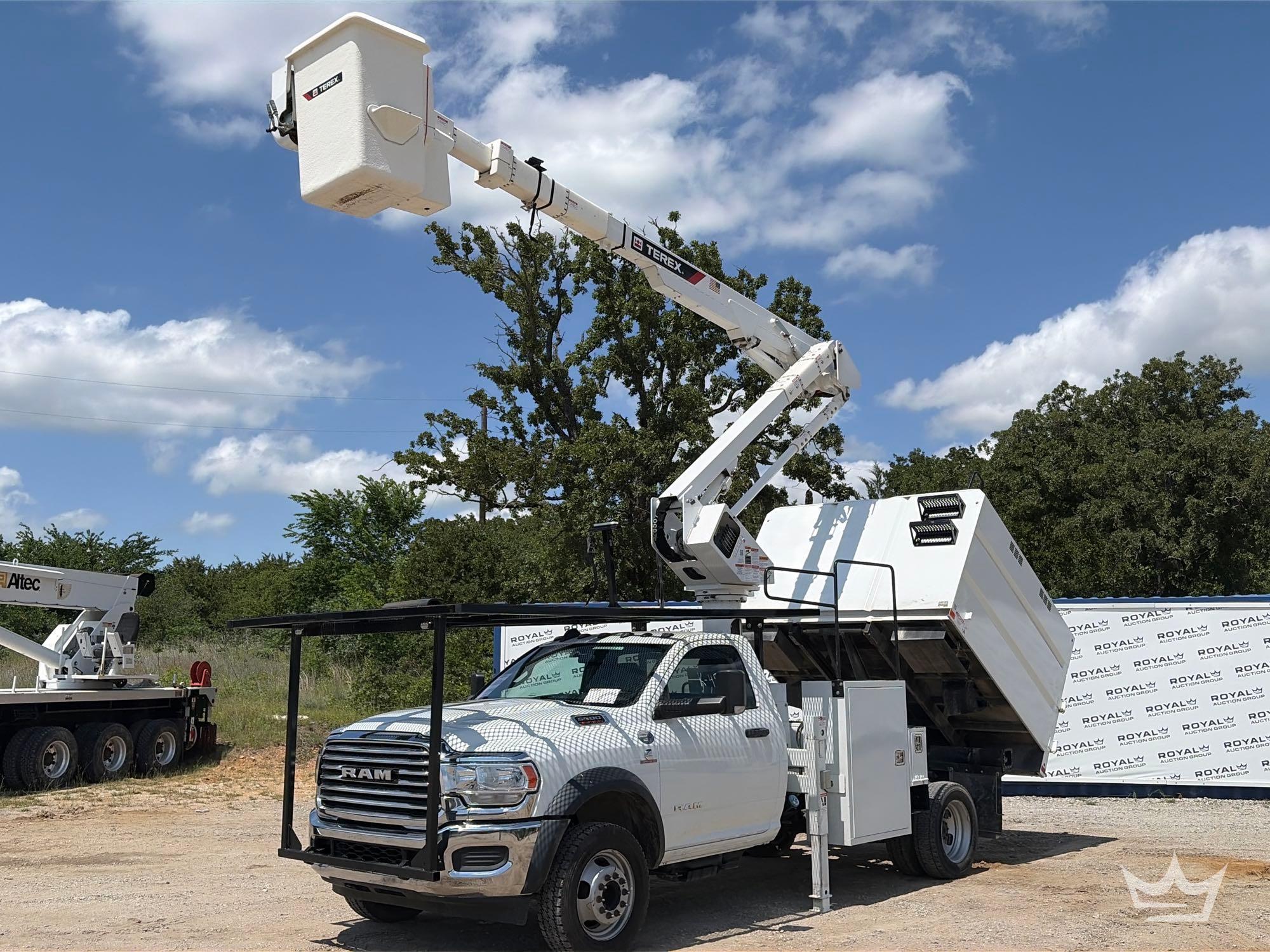2022 Ram 5500 4x4 Hi-Ranger LT40 40ft. Forestry Bucket Chipper Truck
