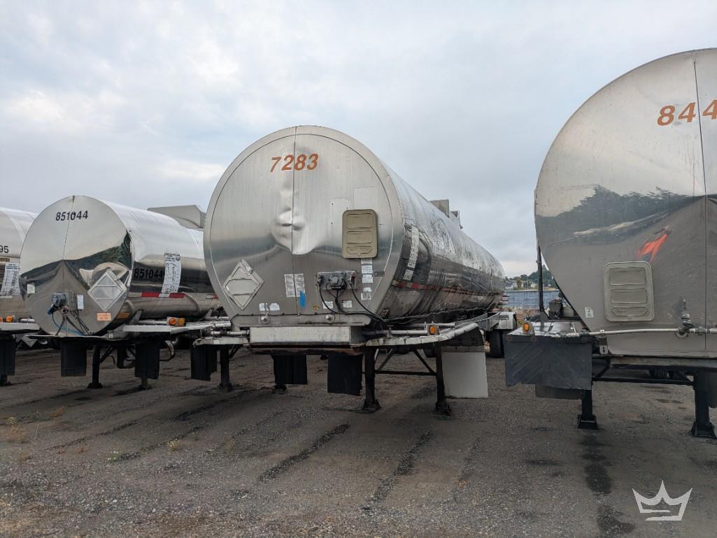 1993 Brenner 307 SS Insulated T/A Chemical Tanker Trailer