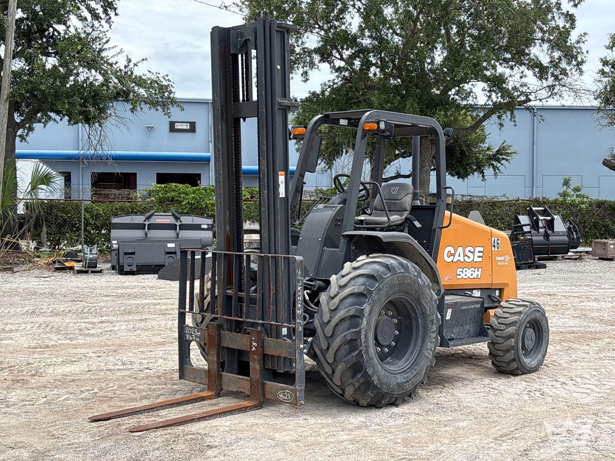 2023 Case 586H 6,000lb Rough Terrain Forklift