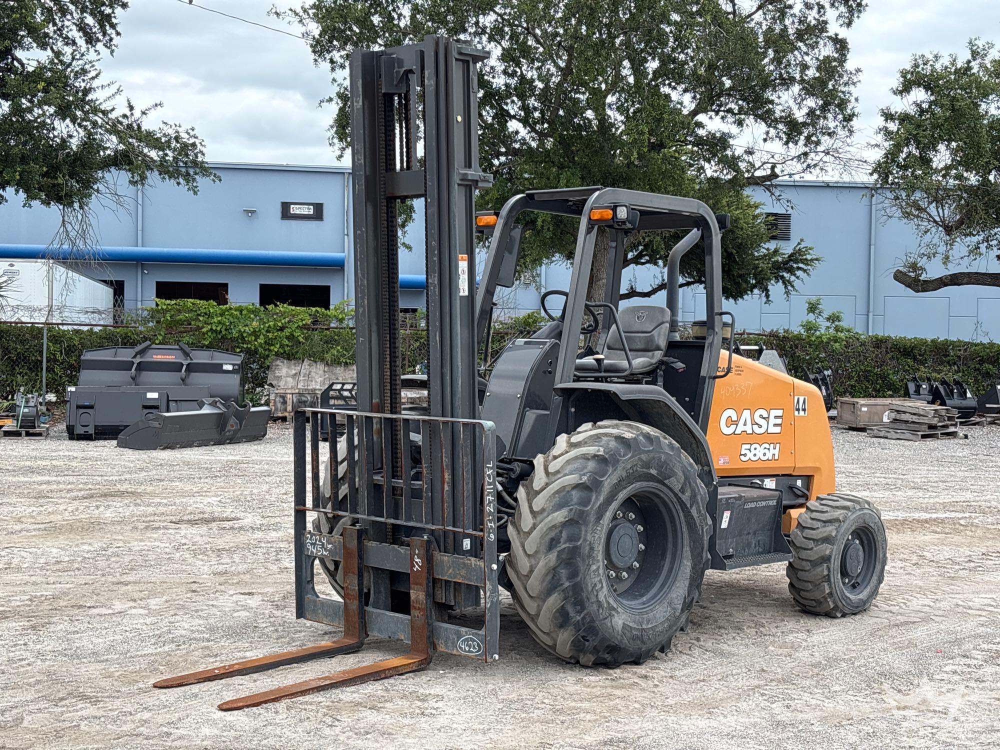 2024 Case 586H 6,000lb Rough Terrain Forklift
