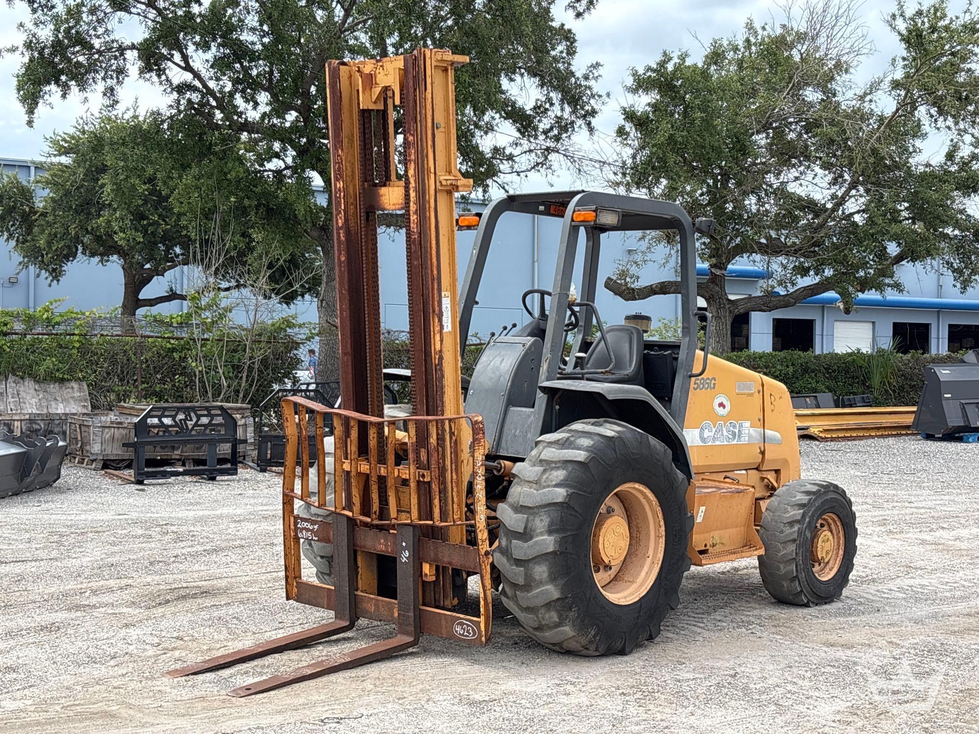 2006 Case 586G 6,000lb 4x4 Rough Terrain Forklift