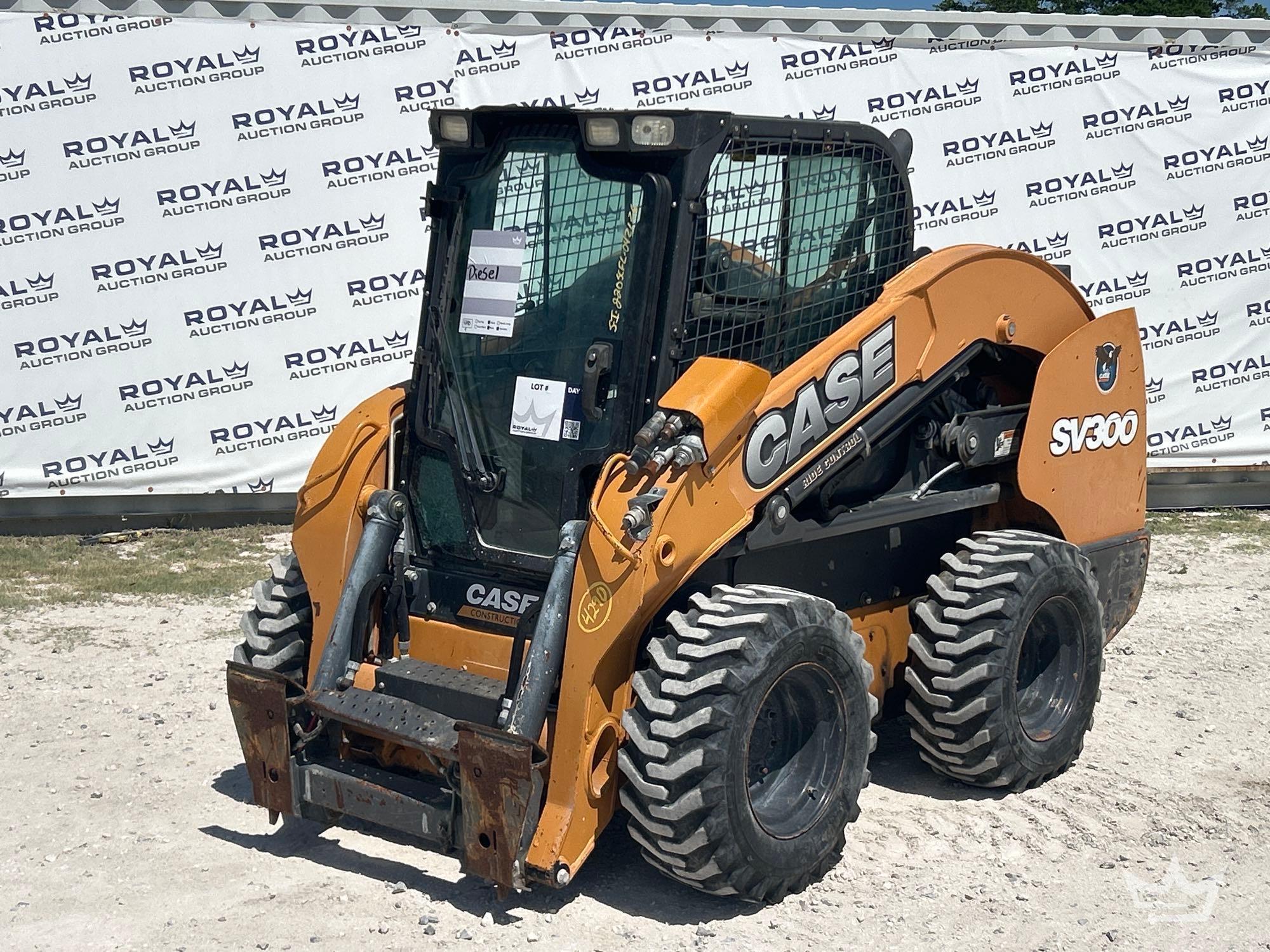2016 Case SV300 High Flow Compact Wheel Loader Skid Steer