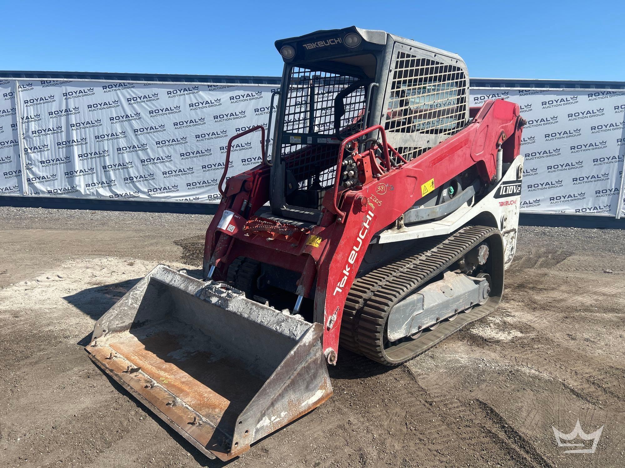 2020 Takeuchi TL10V-2 Compact Track Loader Skid Steer