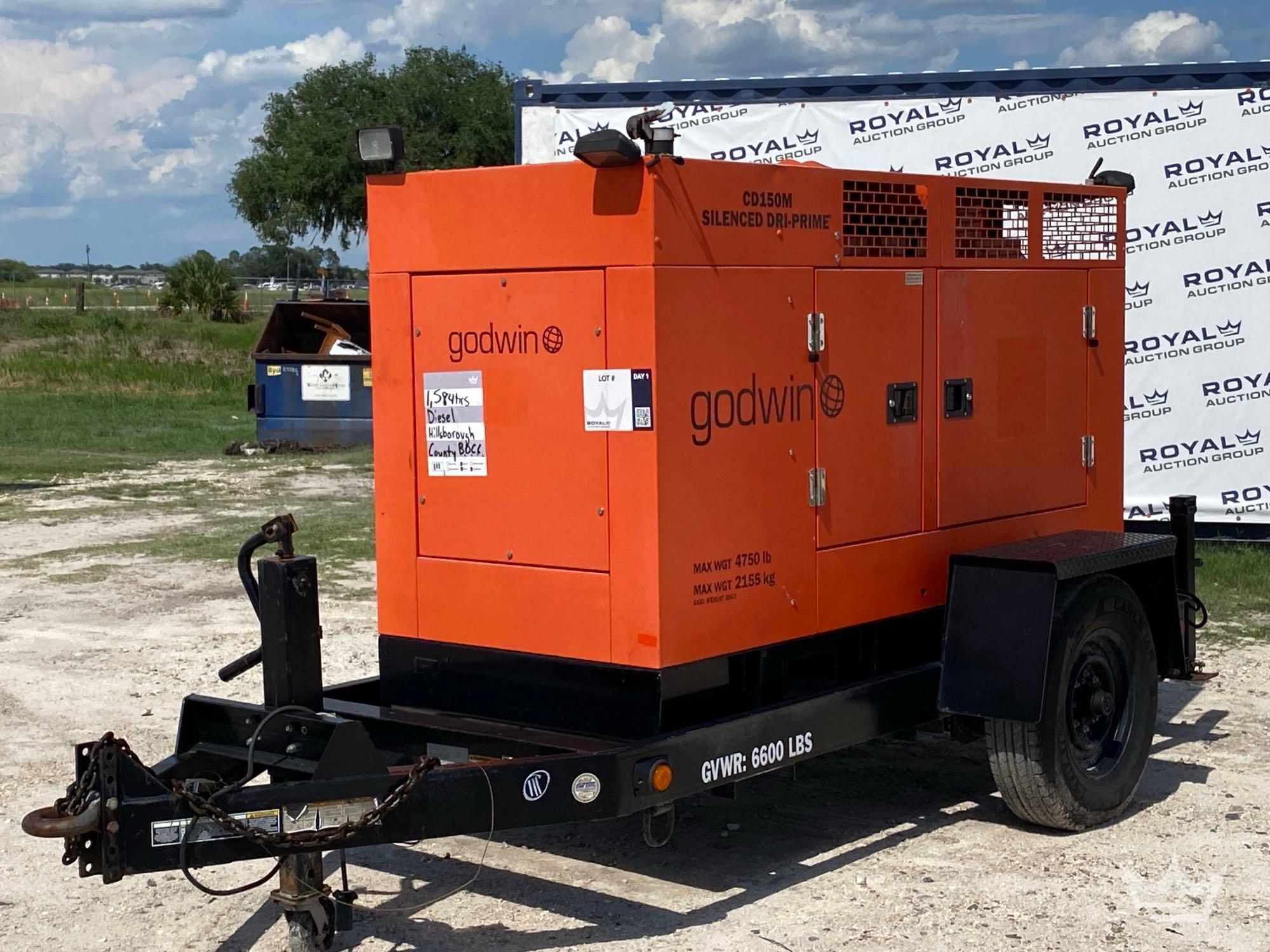 2015 Godwin CD150M 6in Silenced Dri-Prime Towable Trash Pump