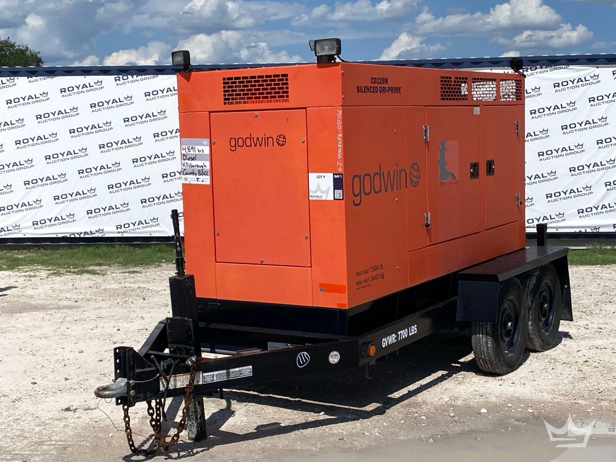2015 Godwin CD225M 8in Silenced Dri-Prime Towable Trash Pump