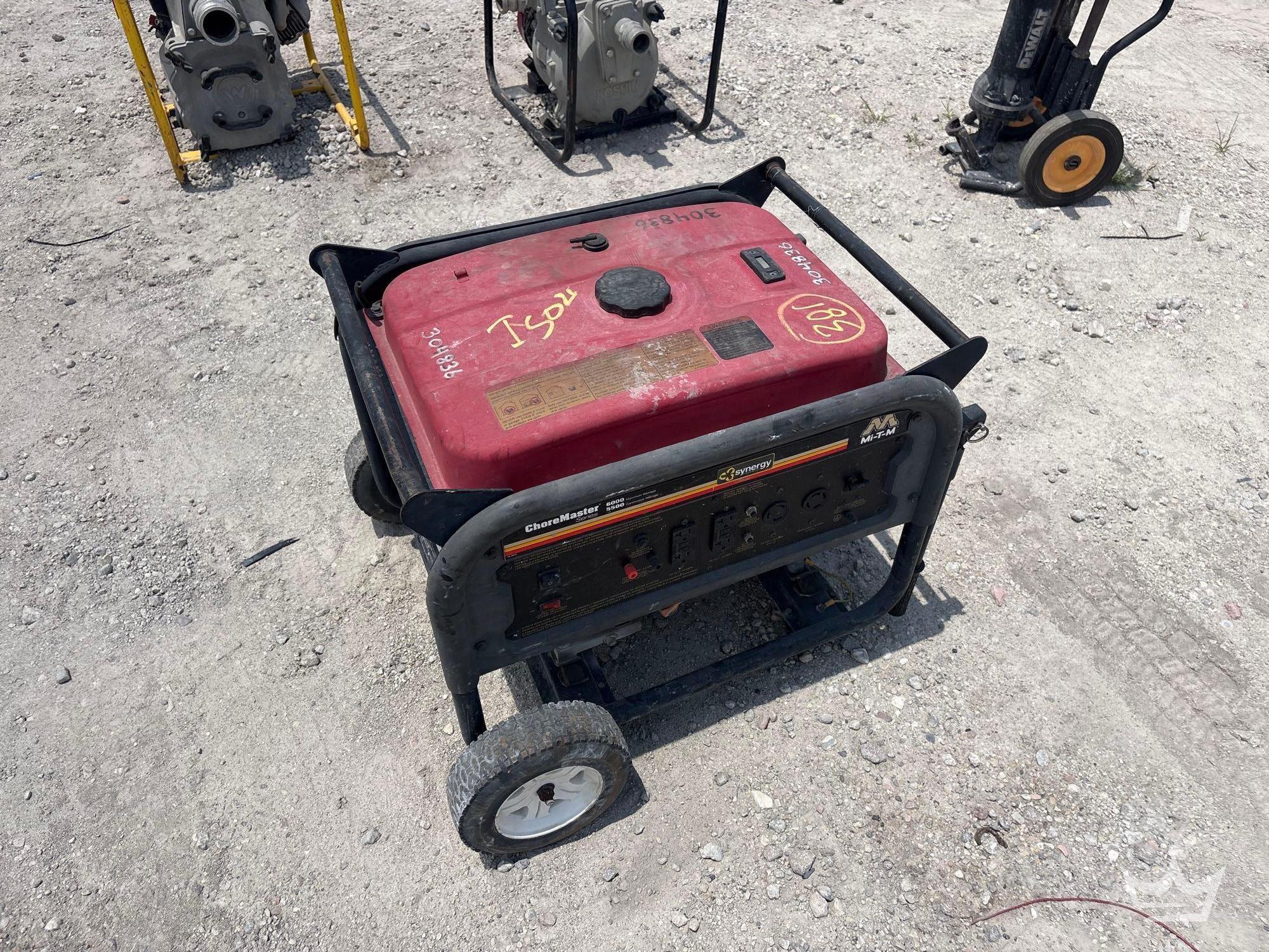 2018 MI-T-M Choremaster 6000 6kW Portable Gasoline Generator