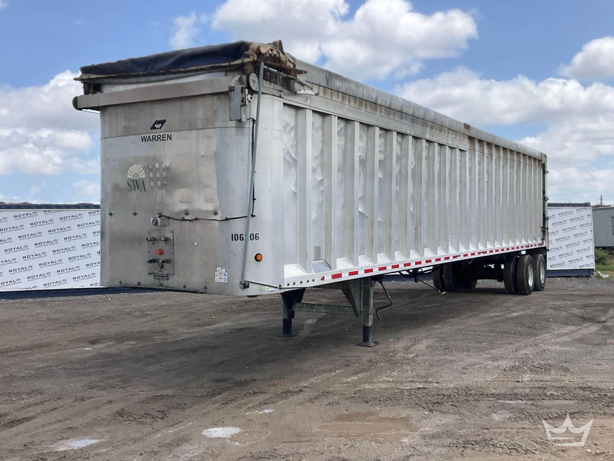 2018 Warren WMFT48102 48ft. T/A Walking Floor Trailer