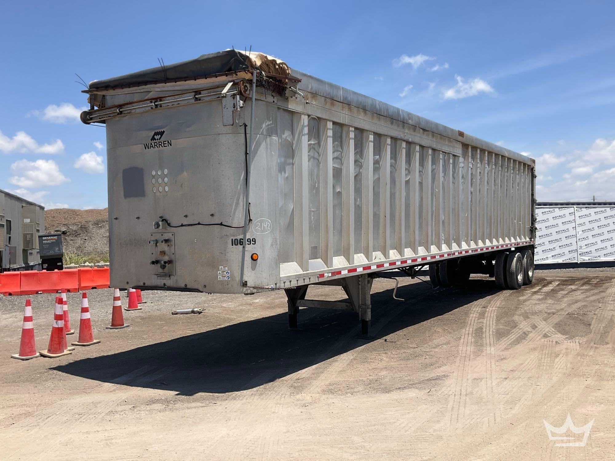 2018 Warren WMFT48102 48ft. T/A Walking Floor Trailer