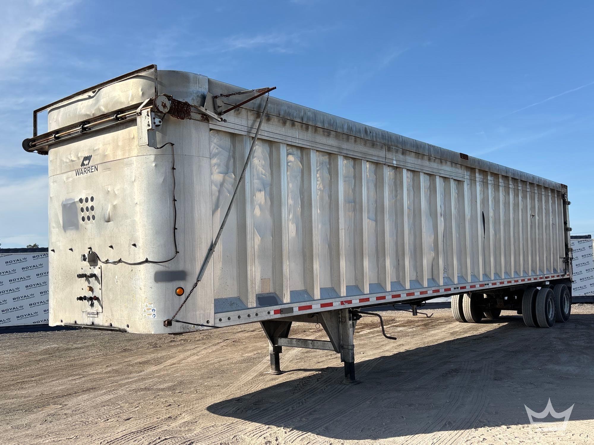 2018 Warren WMFT48102 48ft. T/A Walking Floor Trailer