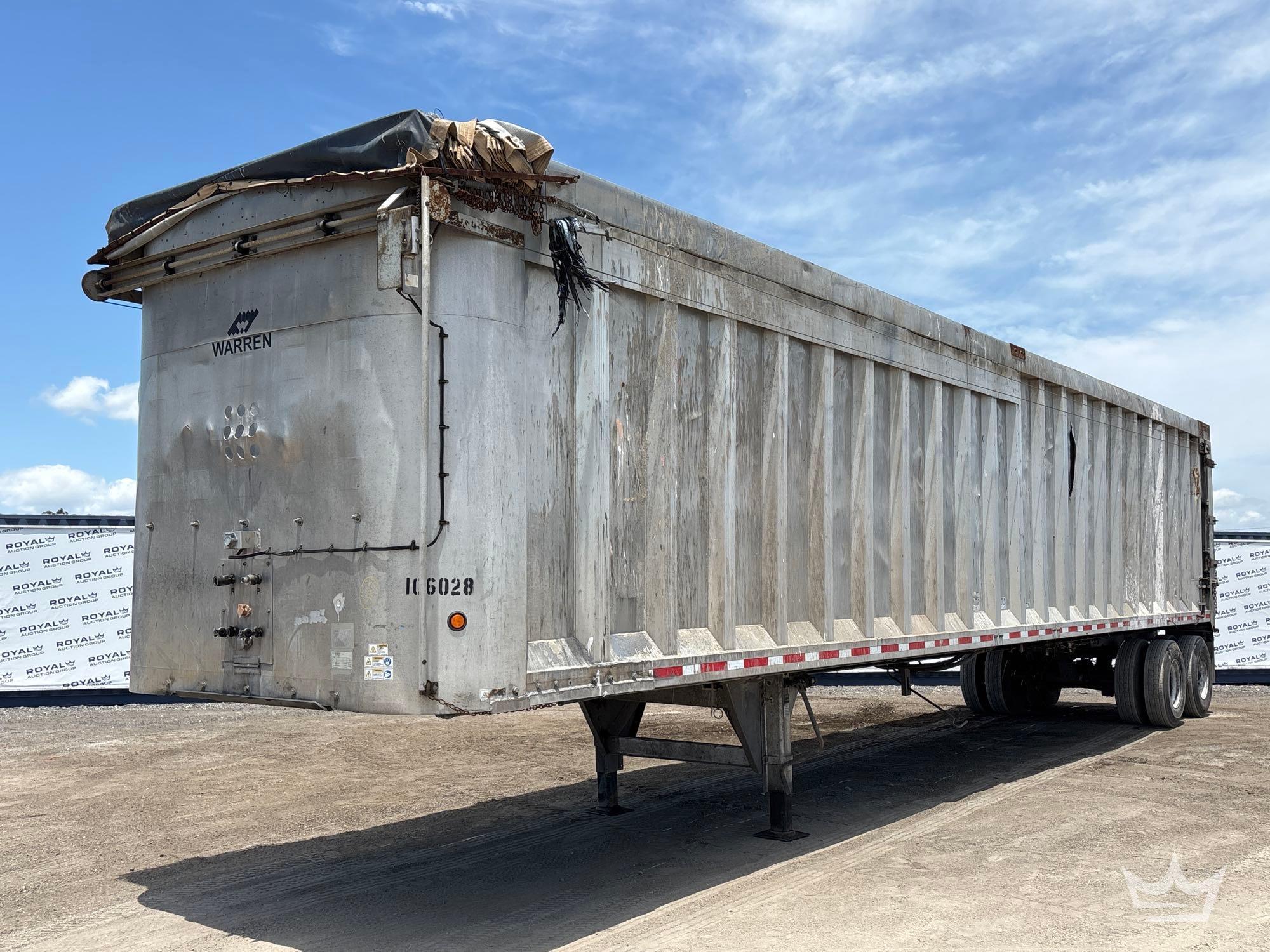 2018 Warren WMFT48102 48ft. T/A Walking Floor Trailer