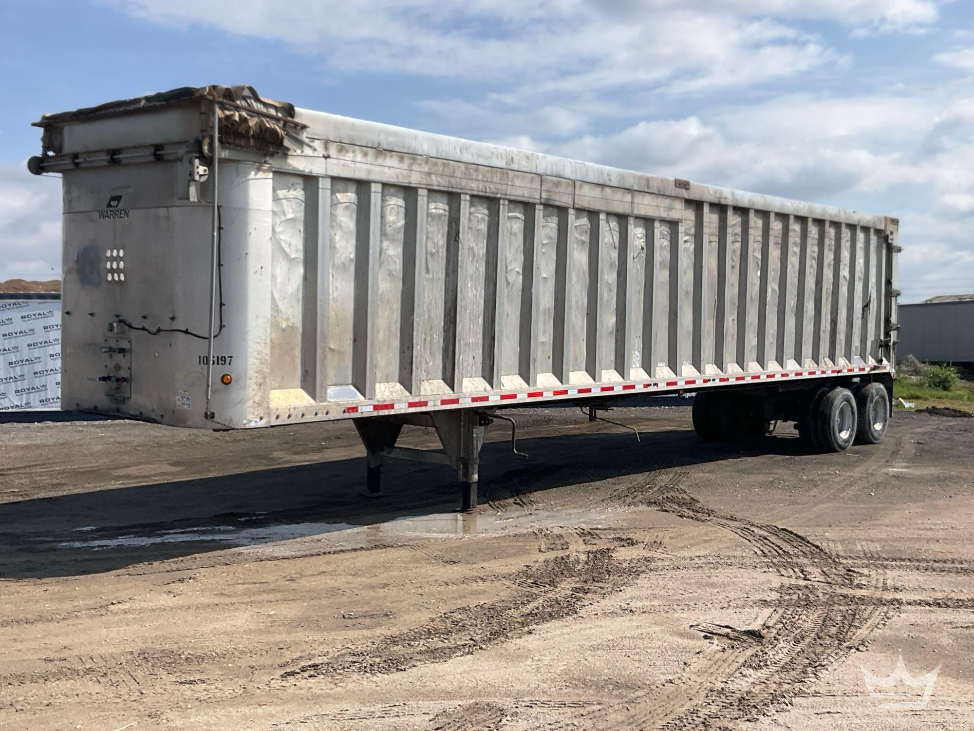 2018 Warren WMFT48102 48ft. T/A Walking Floor Trailer