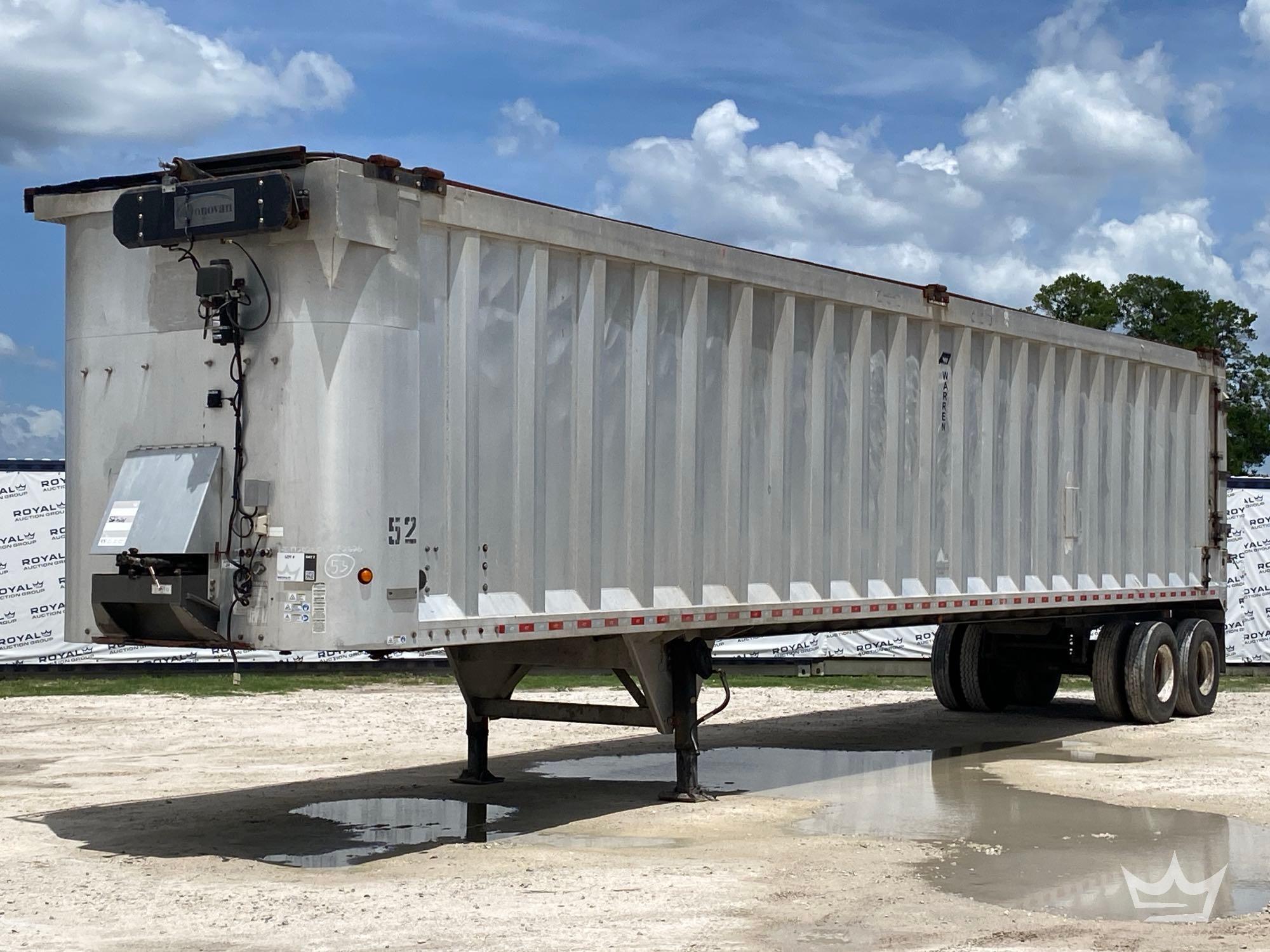 2015 Warren WMFT4896-2-AS 48ft. T/A Walking Floor