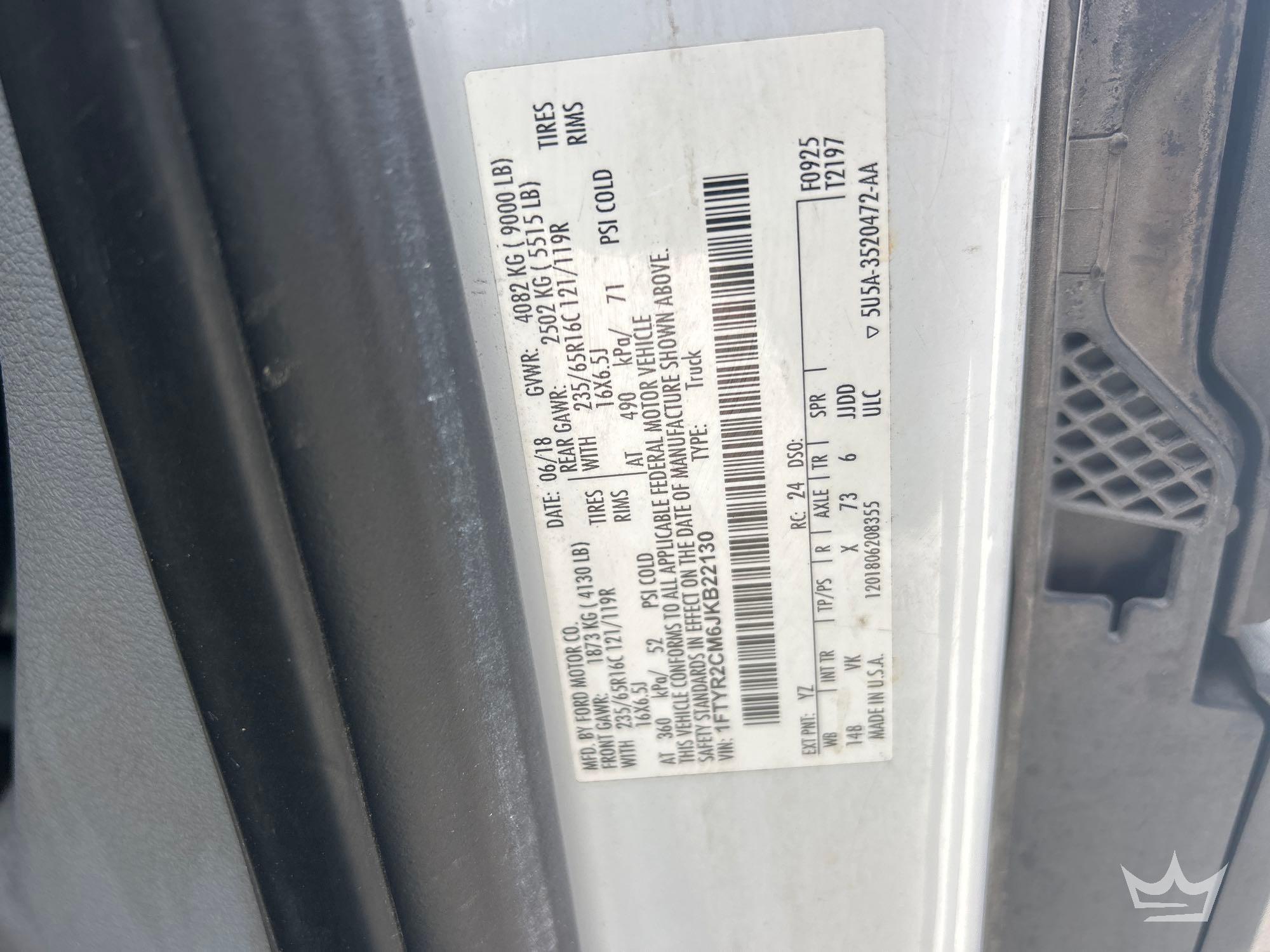 Photo of a 2018 Ford Transit