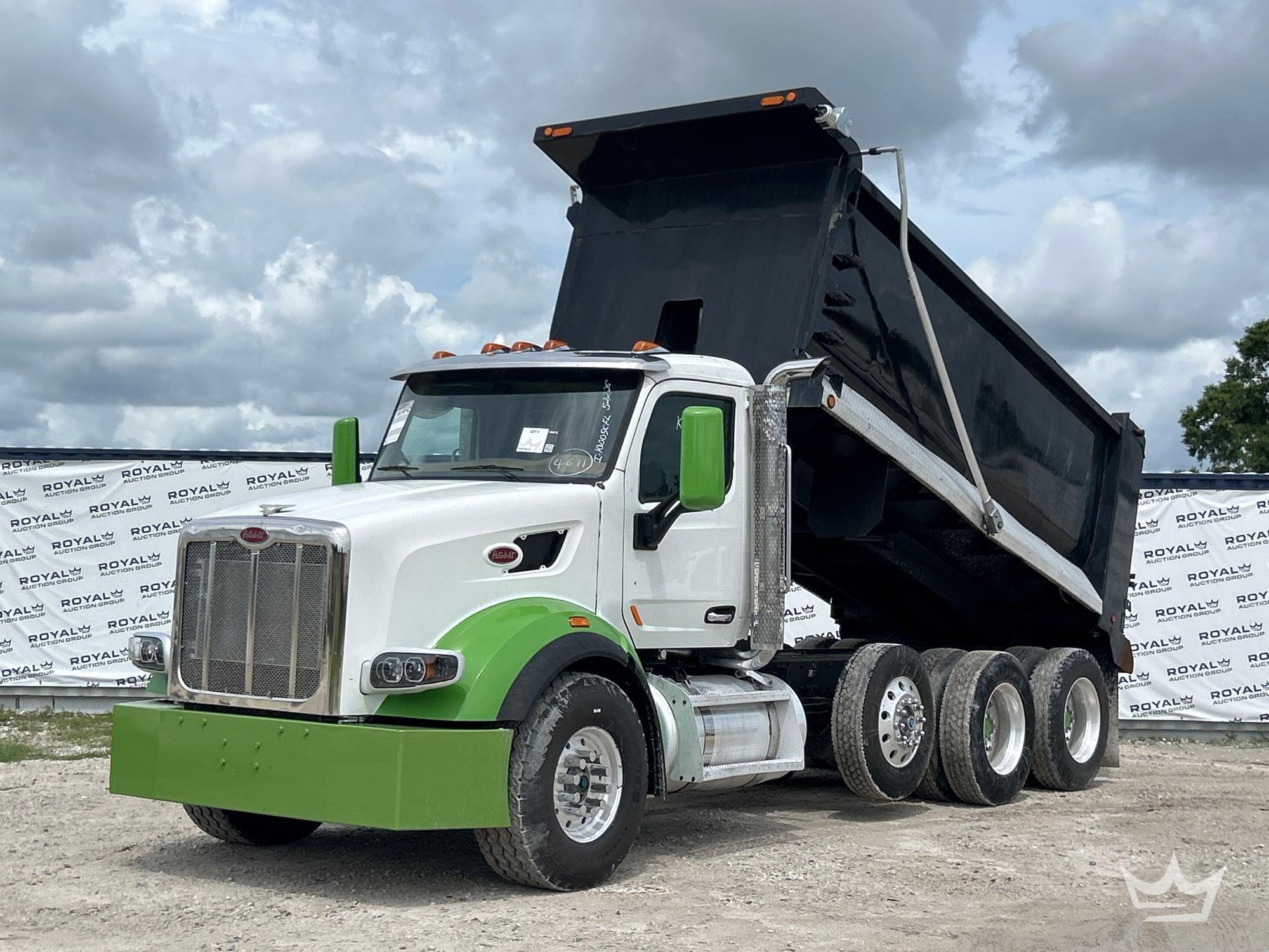 2015 Peterbilt 567 Tri-Axle Dump Truck