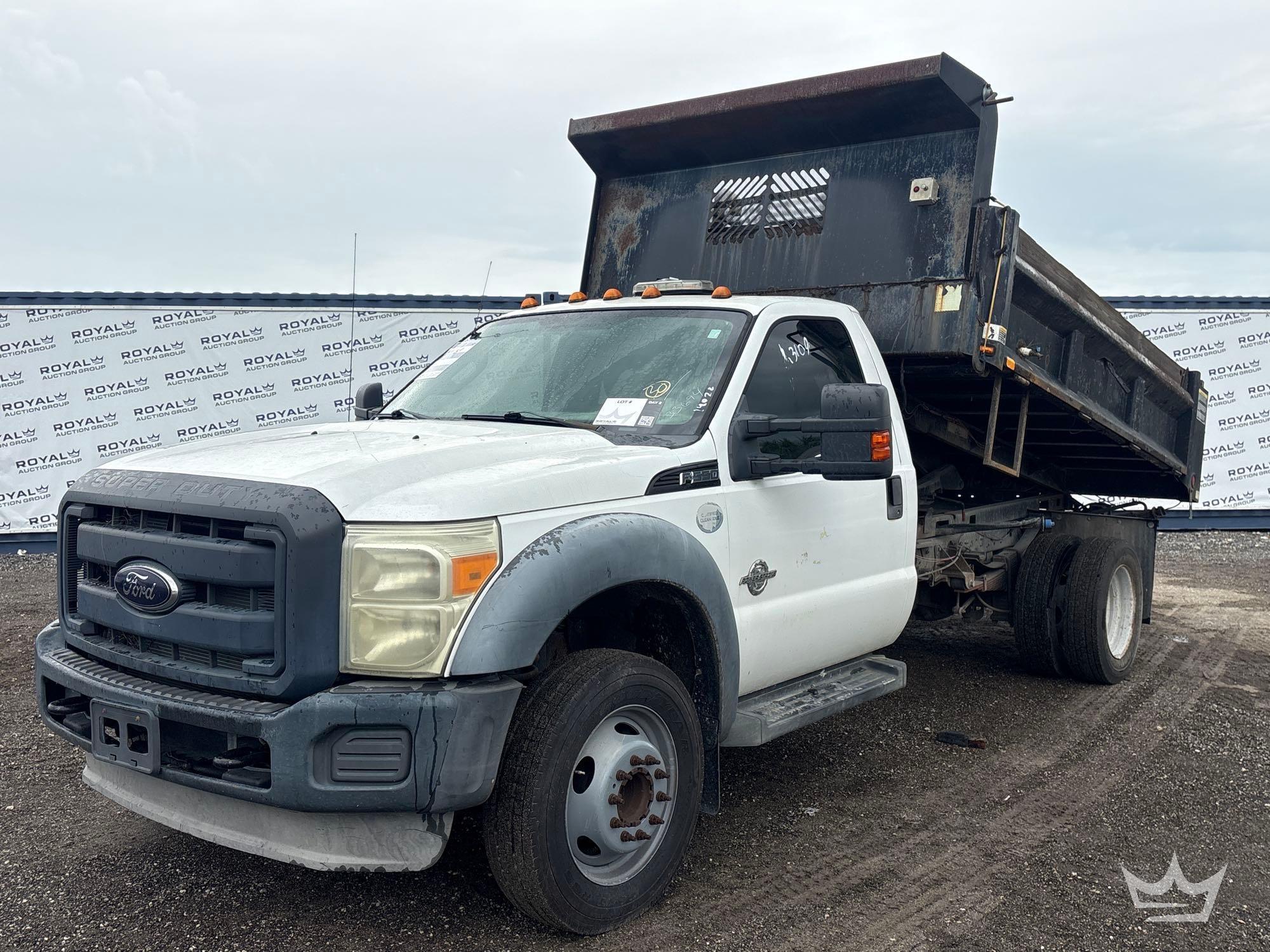 2012 Ford F-550 Mason Dump Truck