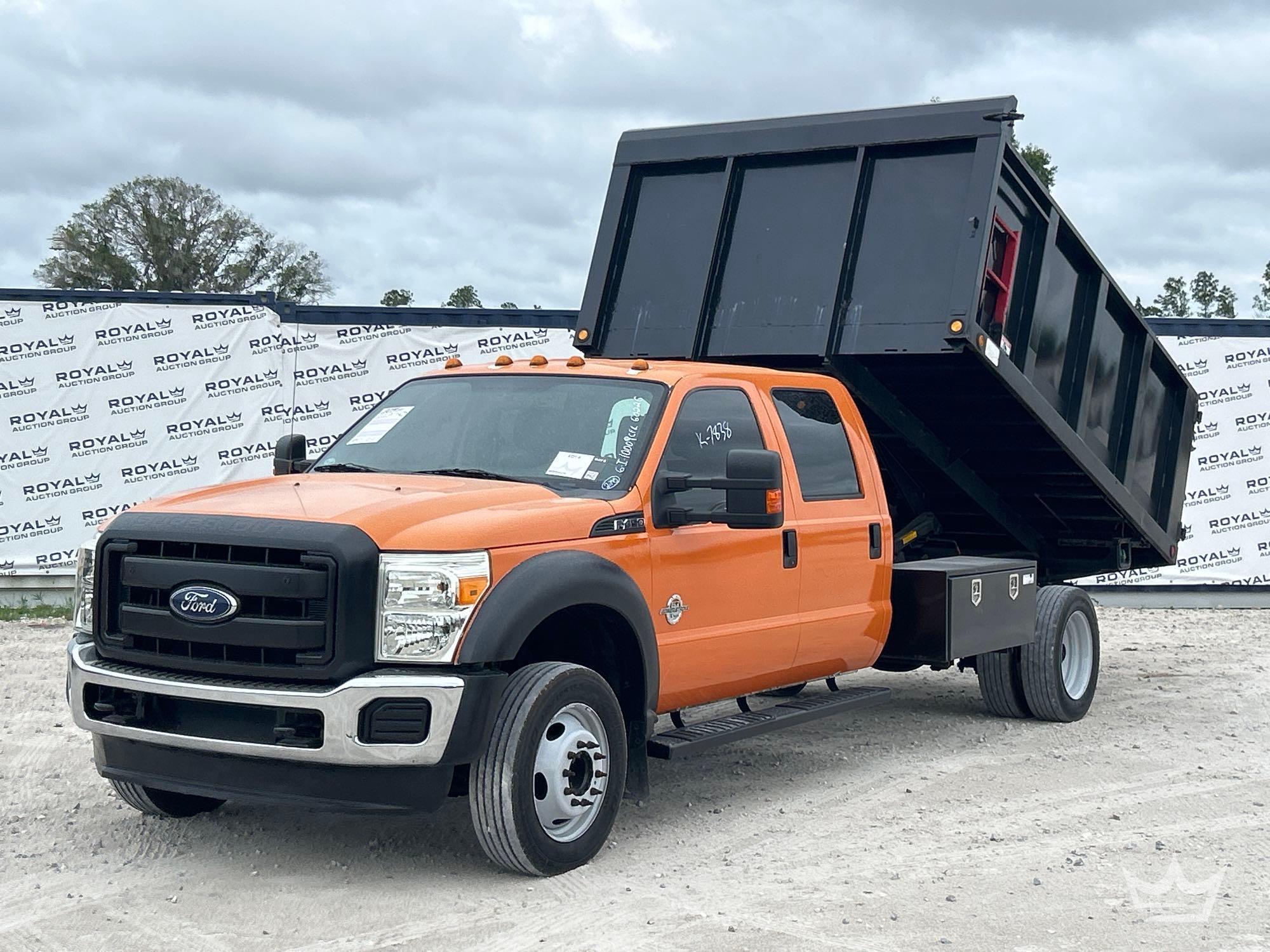 2014 Ford F-450 Crew Cab Landscape Dump Truck