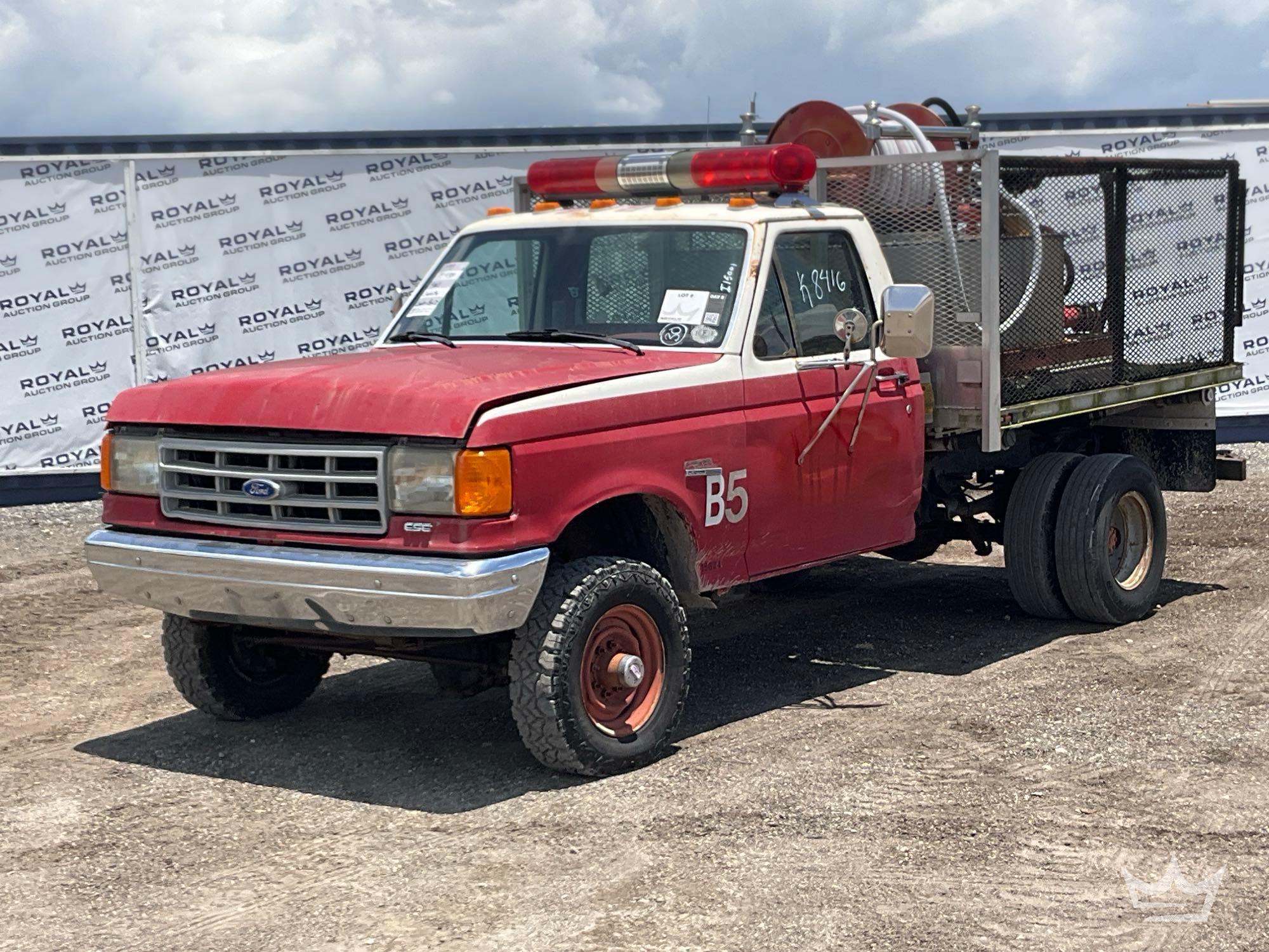 1990 Ford F-350 4x4 Brush Fire Truck