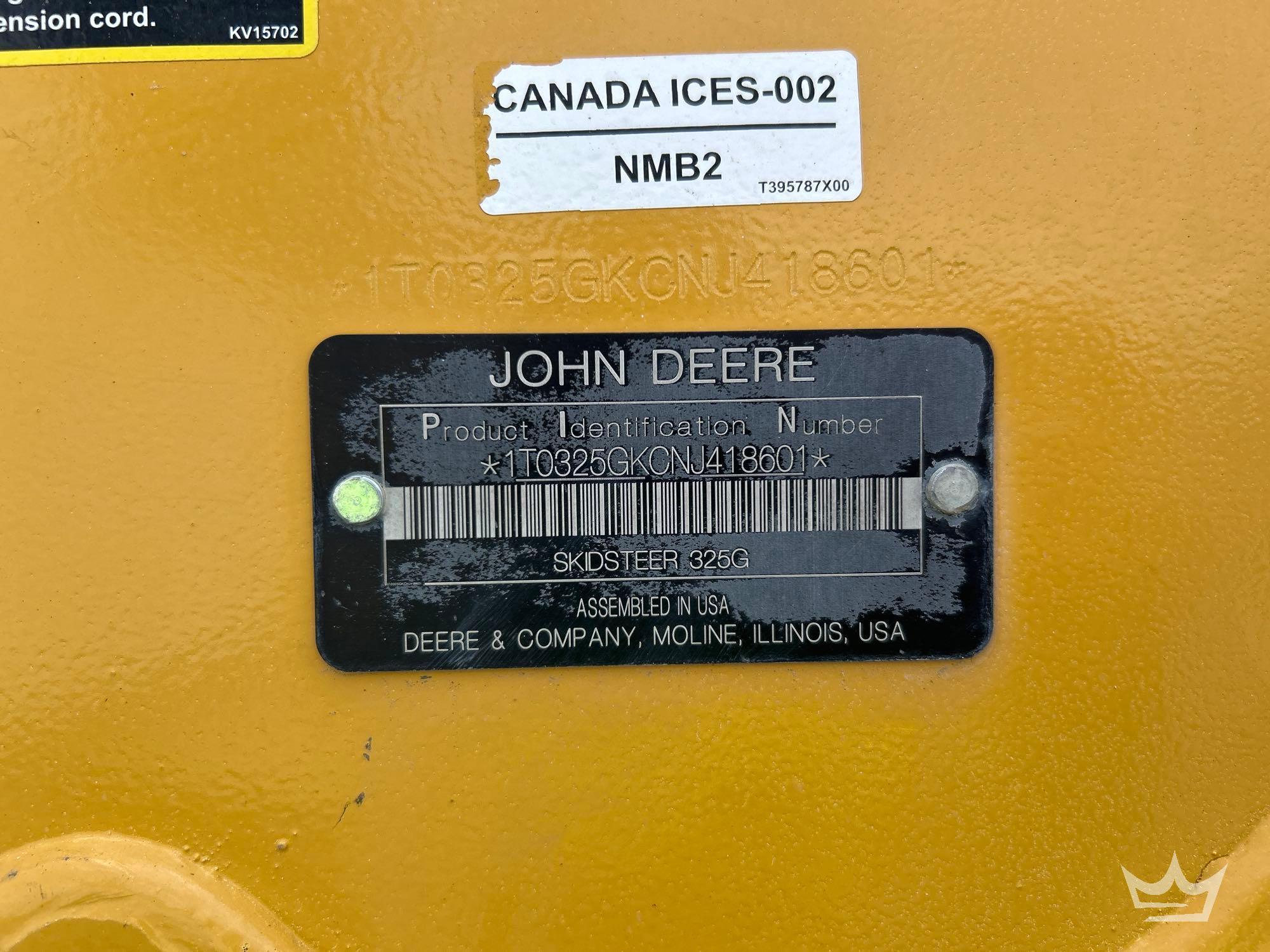 2022 John Deere 325G