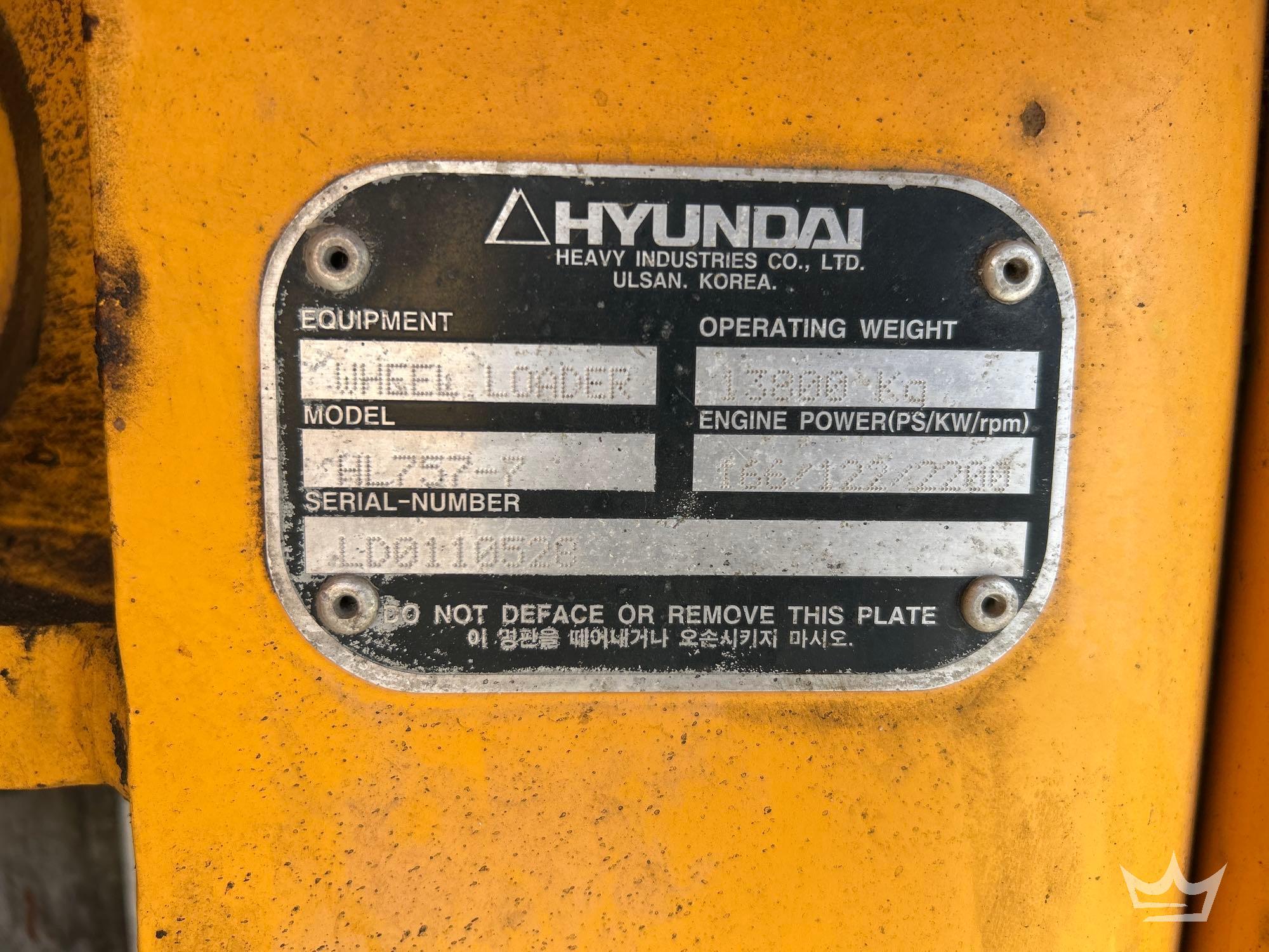 2006 Hyundai HL7577