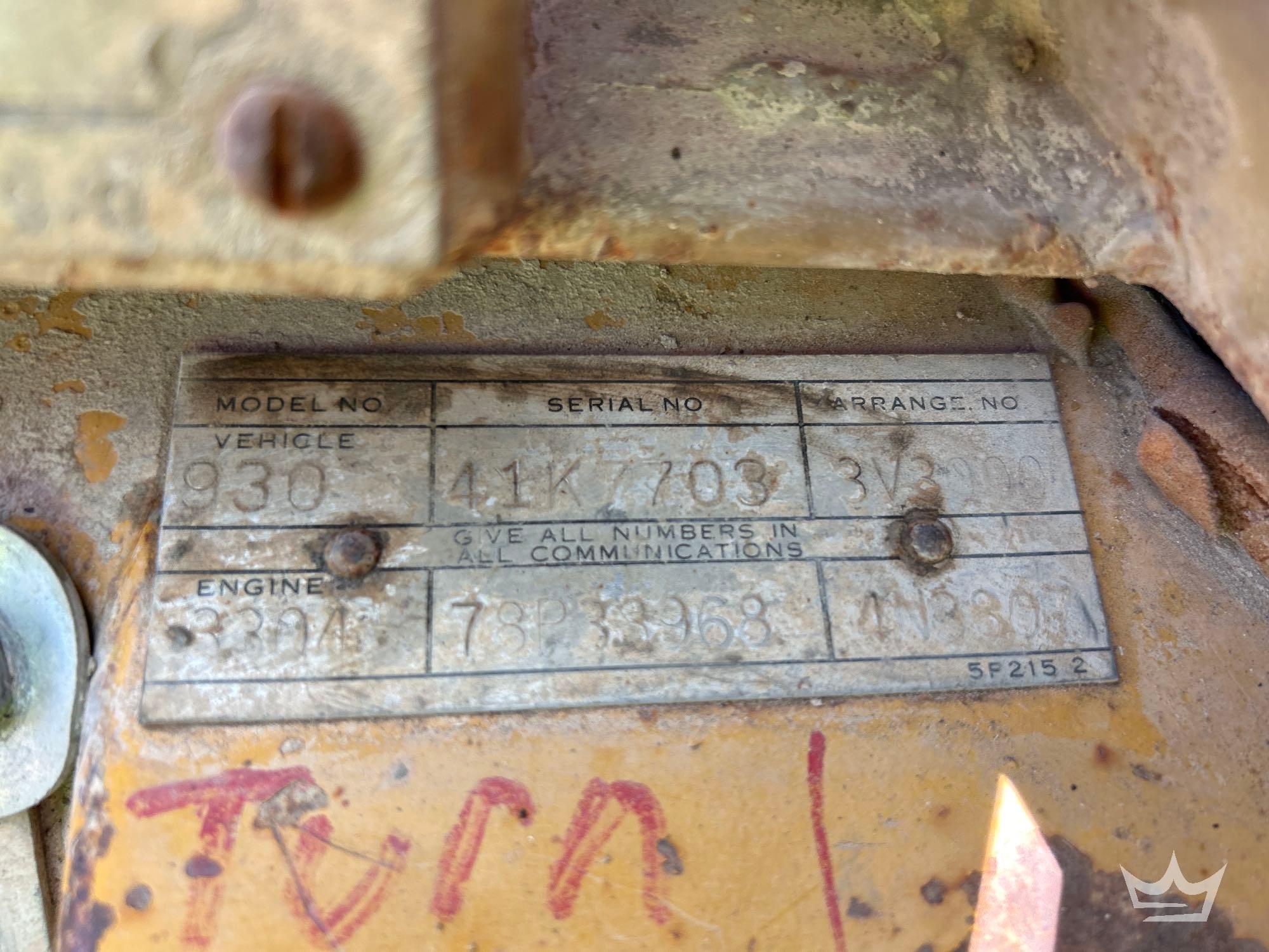 1978 Caterpillar 930