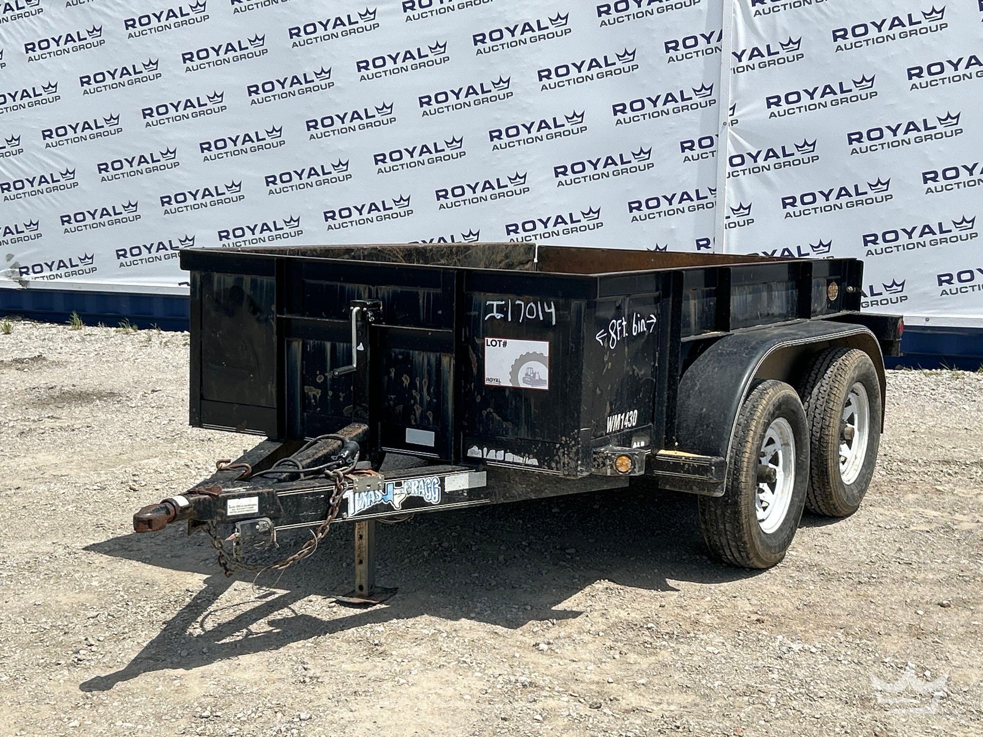 2013 8ft. Texas Bragg T/A Dump Trailer