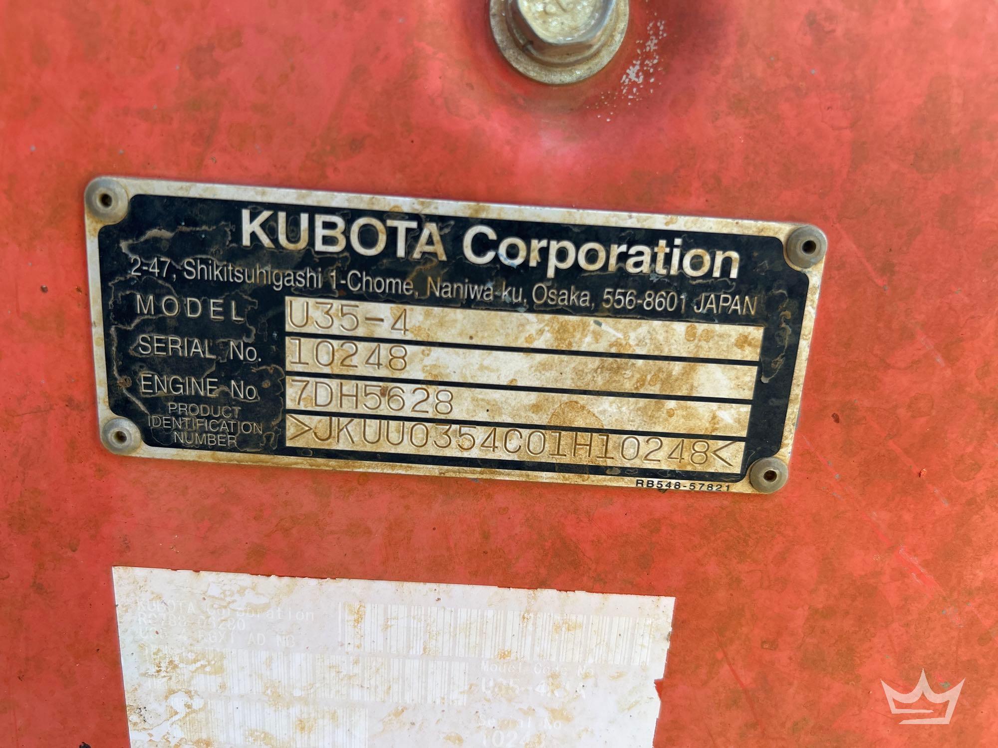 2013 Kubota U35